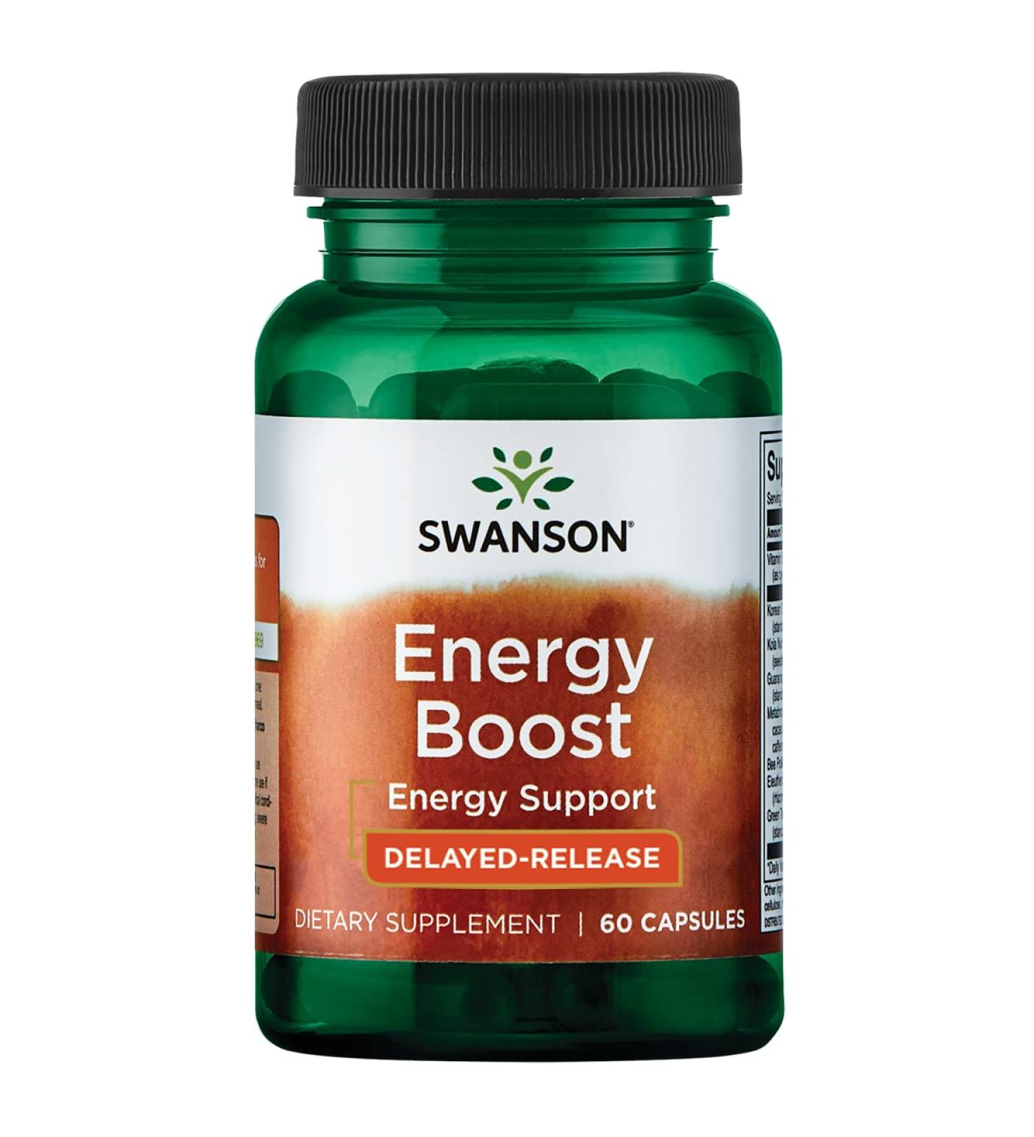 Swanson Ultra Energy Boost - 60 Veg Caps | Enhance Vitality & Stamina | International Shipping Available - Buy Online on GoSupps.com