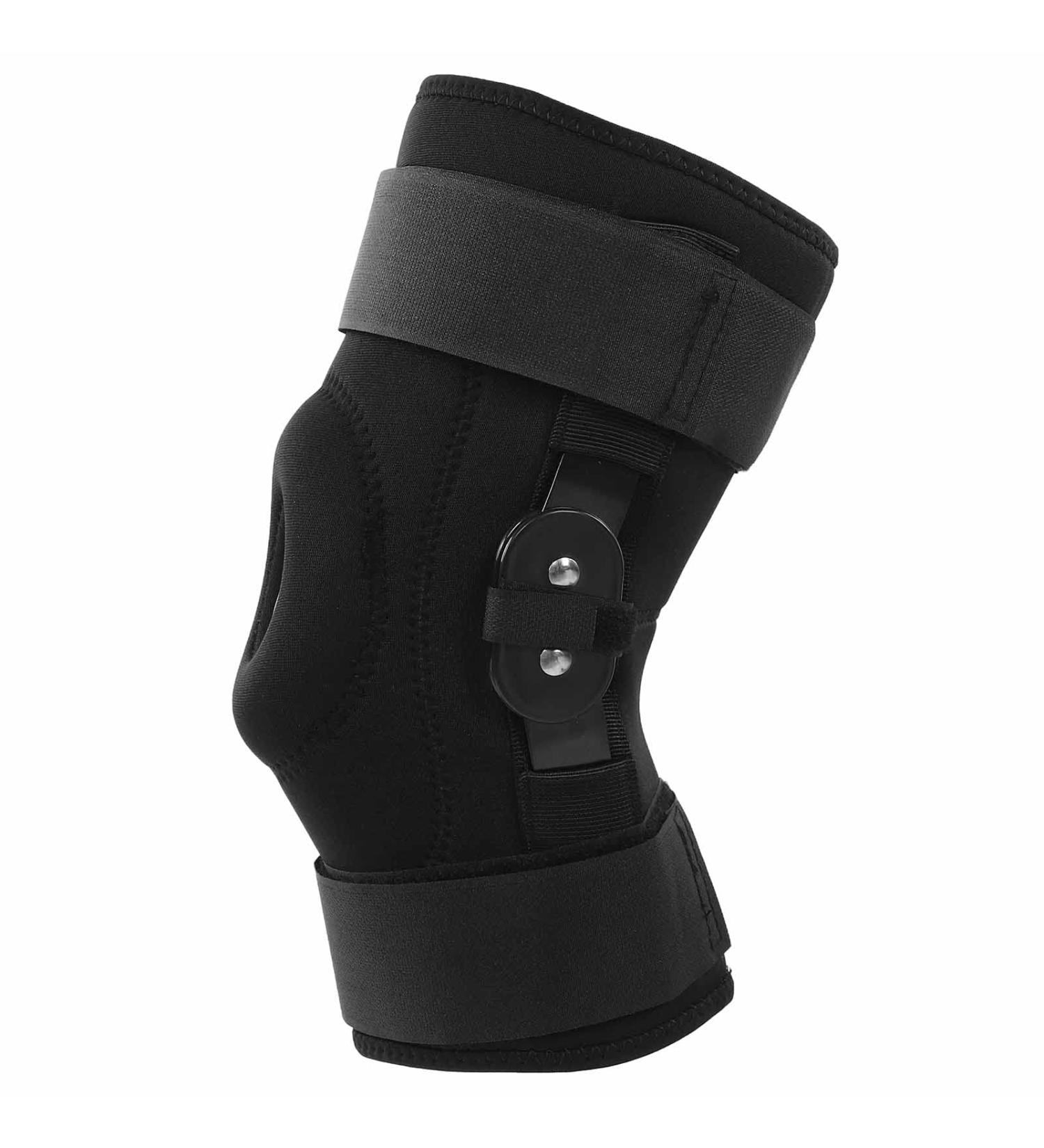 Adjustable Knee Brace for Sports | Compression Stabilizer Sleeve for Running & Mountaineering (L) International Shipping Available - Buy Online on GoSupps.com