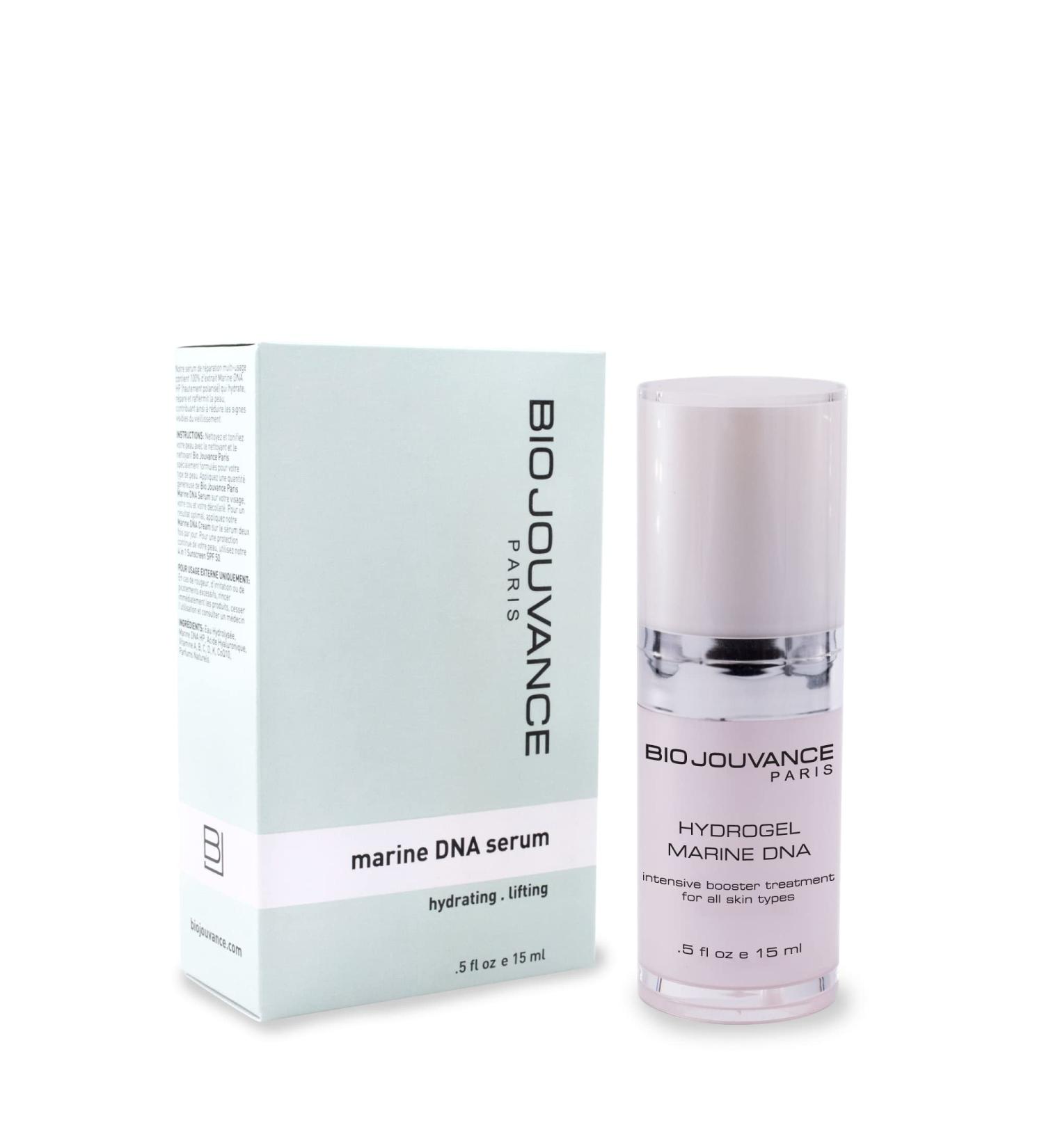 Marine DNA Serum 0.5oz - Hydrating Anti-Aging Skin Repair | Daily Facial Treatment | Promotes Cell Renewal | Made in France - Buy Online on GoSupps.com