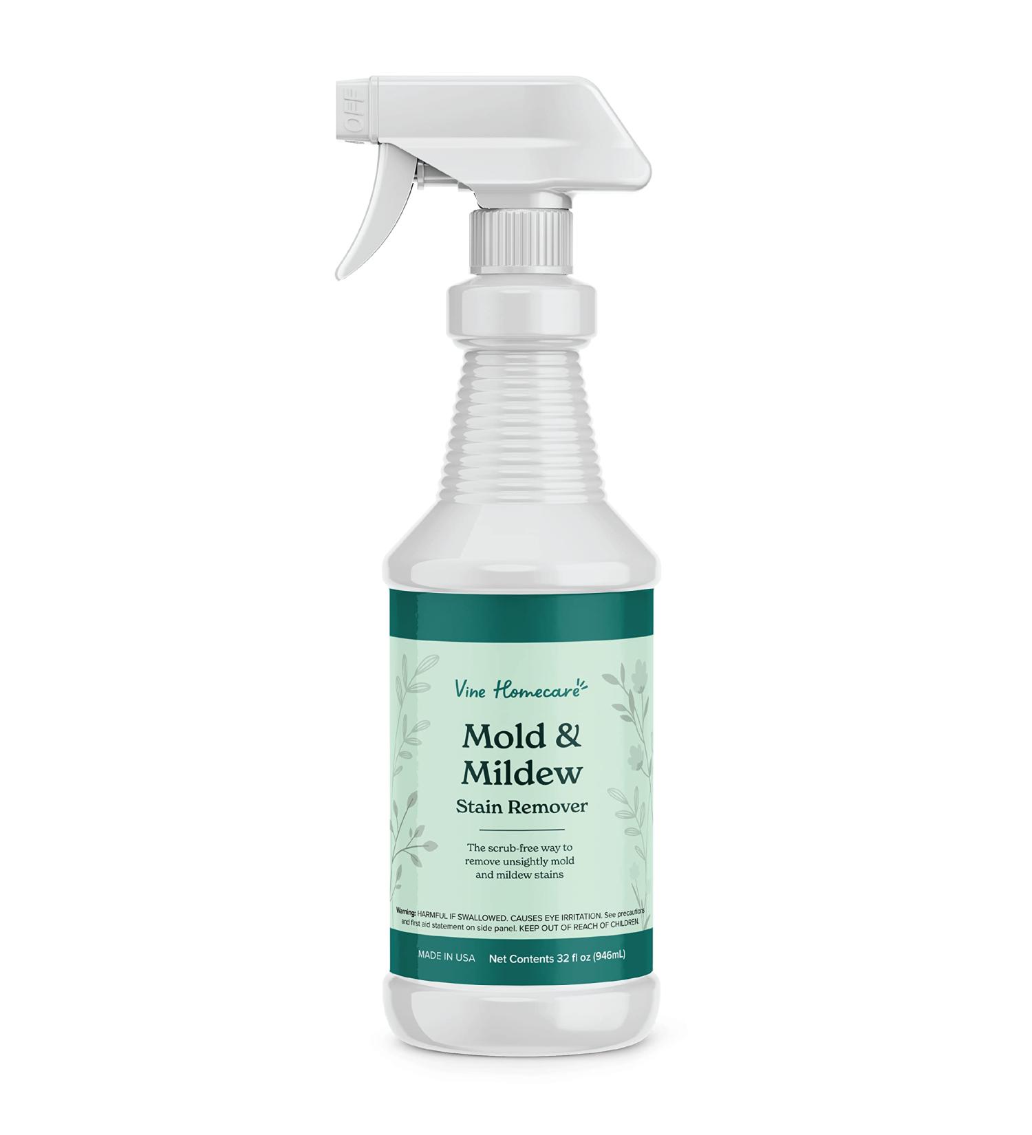 Vine Homecare Mold & Mildew Stain Remover | Scrub-Free Formula | Restores Tile, Grout, Vinyl & More | Lifts Mold & Mildew Stains | Made in the USA - Buy Online on GoSupps.com