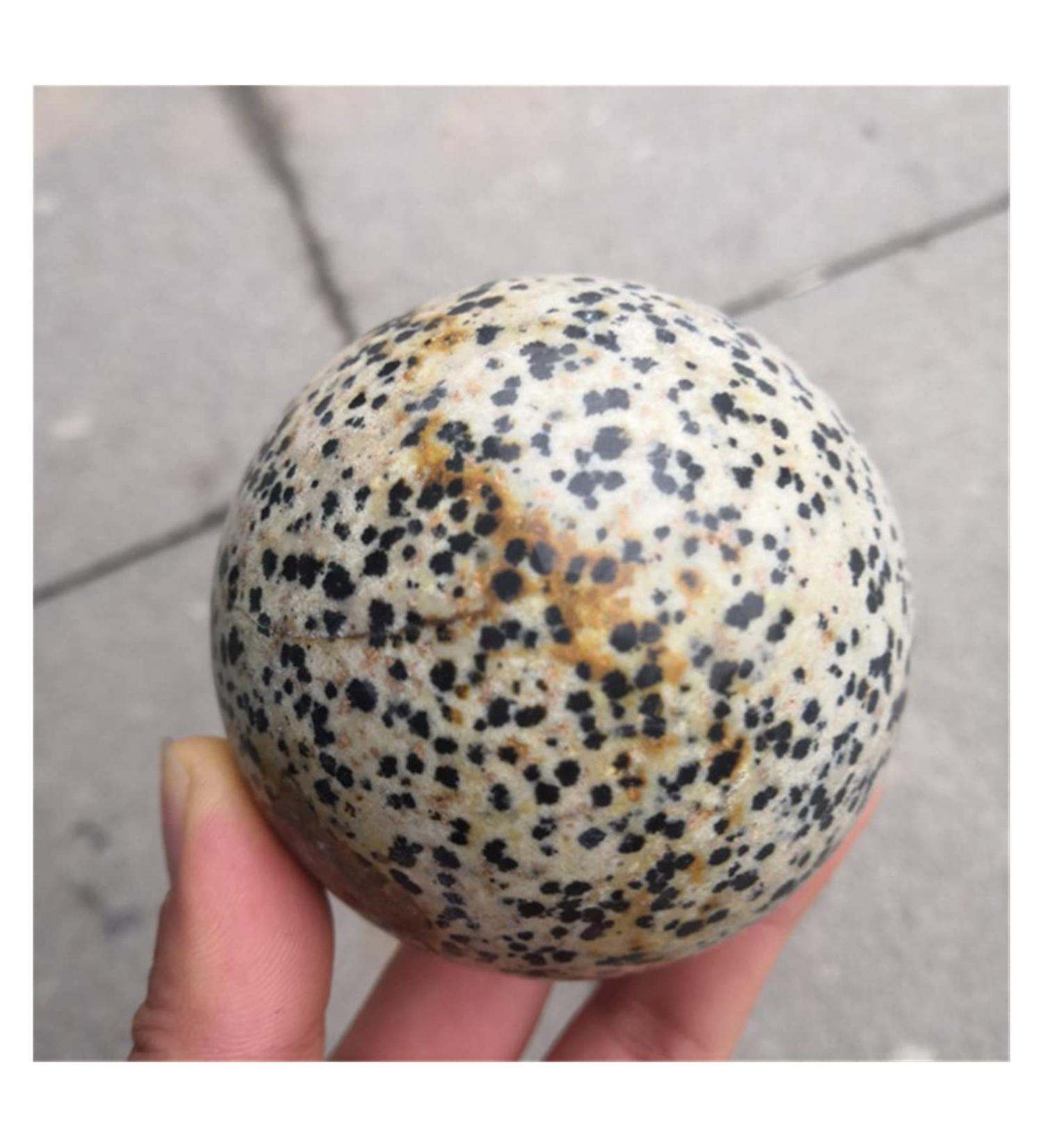 Ornament Natural Stone Sphere Dalmatian Jasper Crystal Quartz Ball for Gift for Decoration Gift Decoration feng Shui 1pc (Color : 1pc 60mm) - Buy Online on GoSupps.com