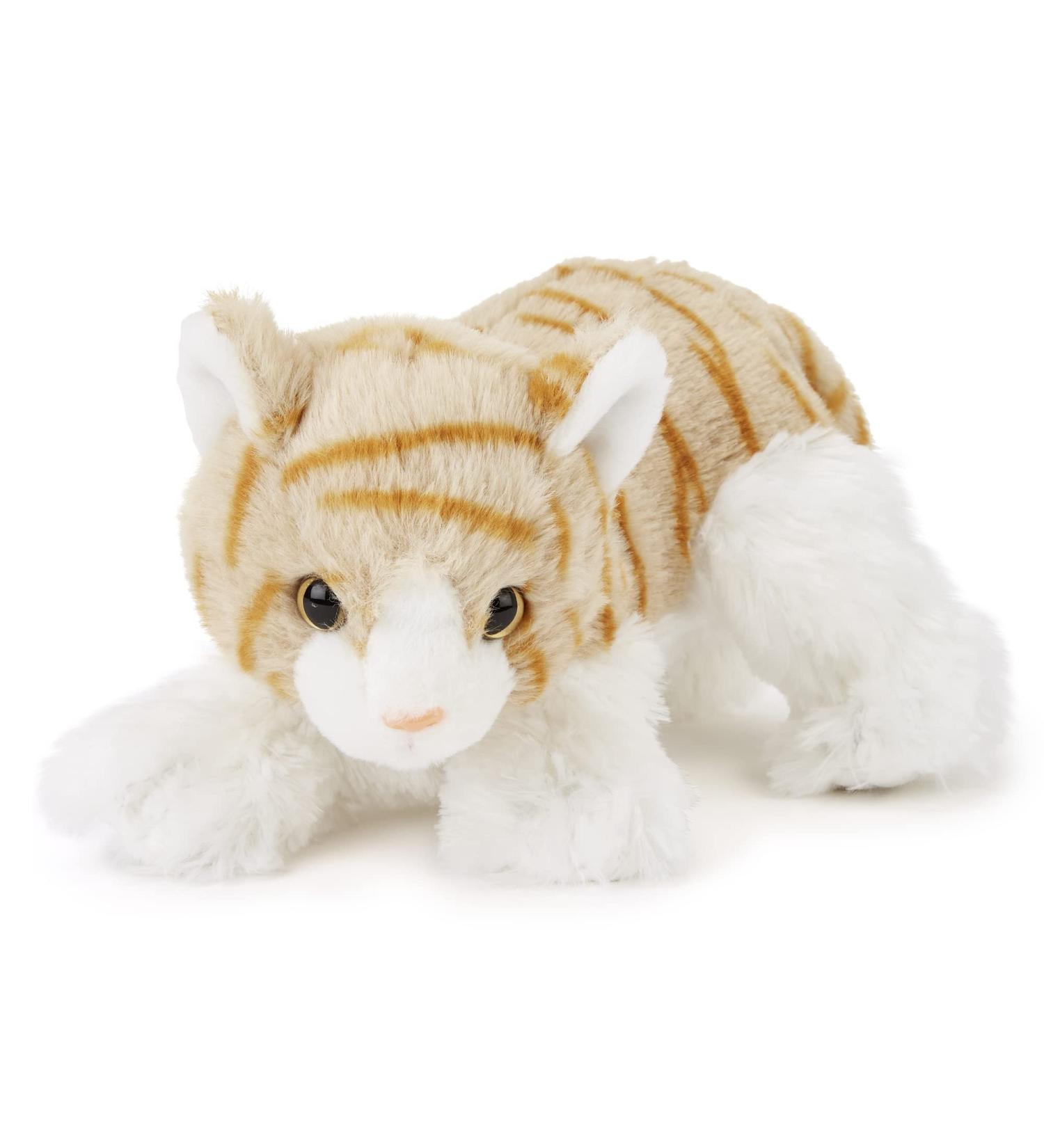 Zappi Co Plush Ginger Kitten Stuffed Toy - Safari Animals Collection (25cm) | Soft & Cuddly for Kids - Buy Online on GoSupps.com