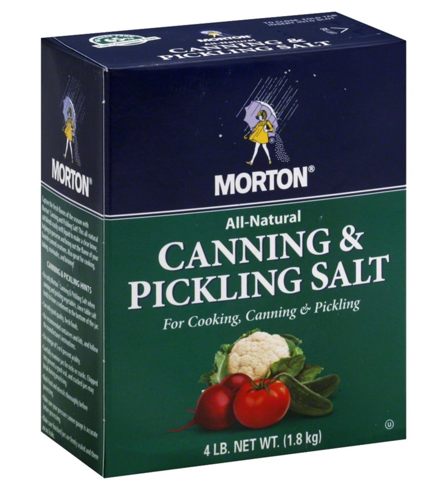 Morton Canning and Pickling Salt 4 Lb Box
