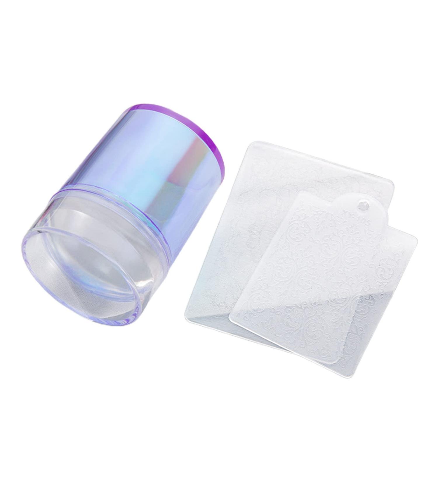 Wirlsweal Nail Art Stamp Set - Trendy Elastic & Soft Textured Nail Tool for Women | Easy to Clean Nail Stamps - Buy Online on GoSupps.com