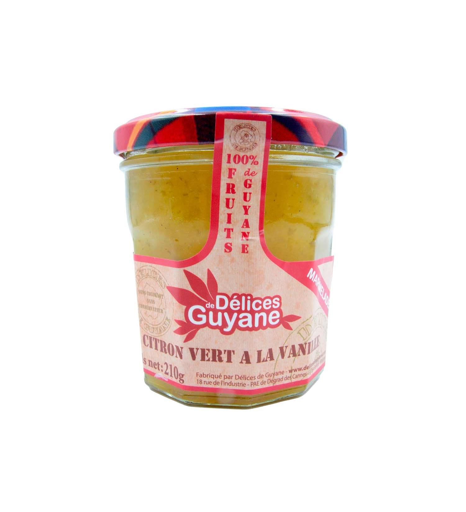 Lime Vanilla Delights of Guyana Jam 210g