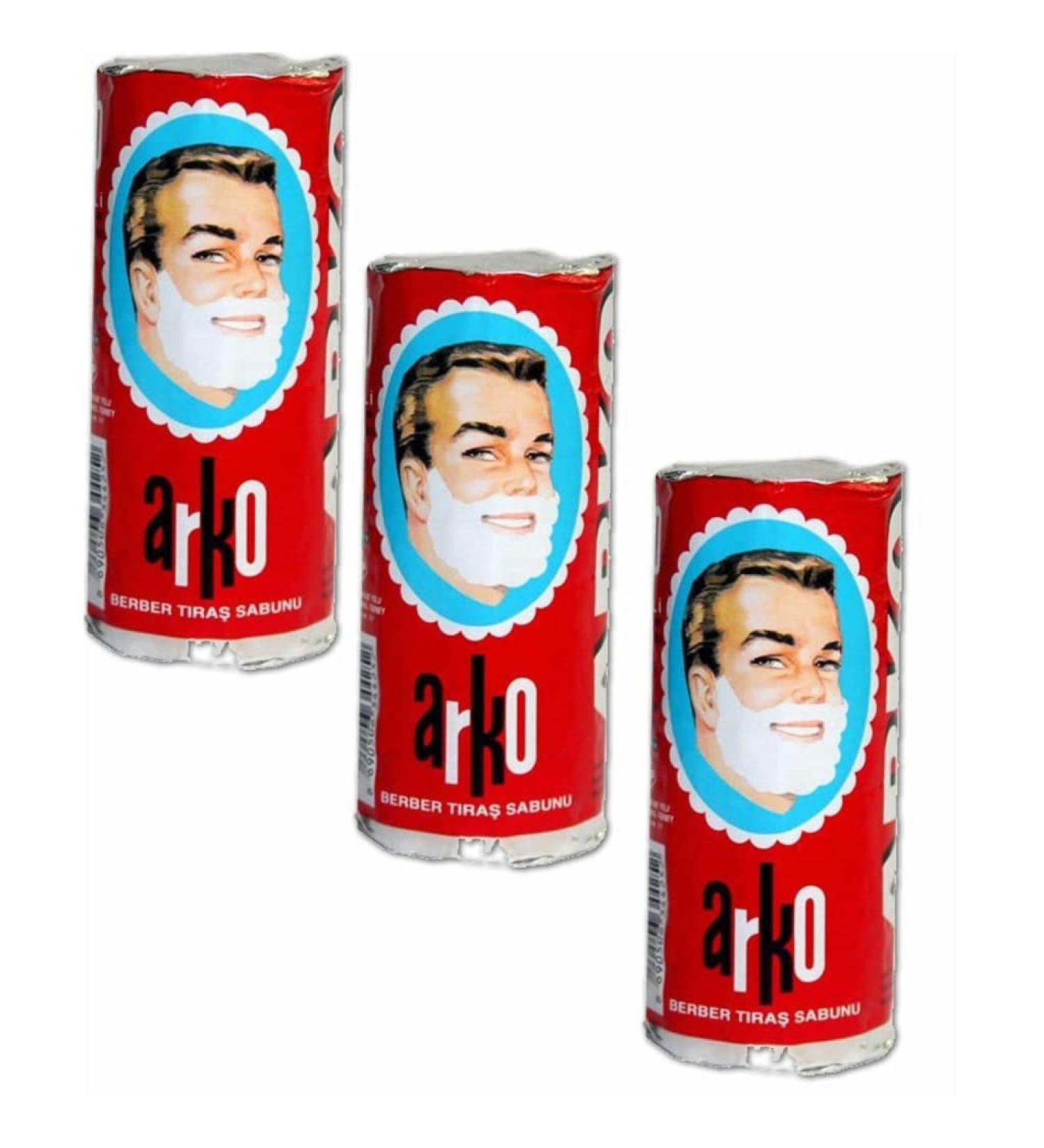 Arko Shaving Cream Soap Stick (3 Pack) - EVYAP - Buy Online on GoSupps.com