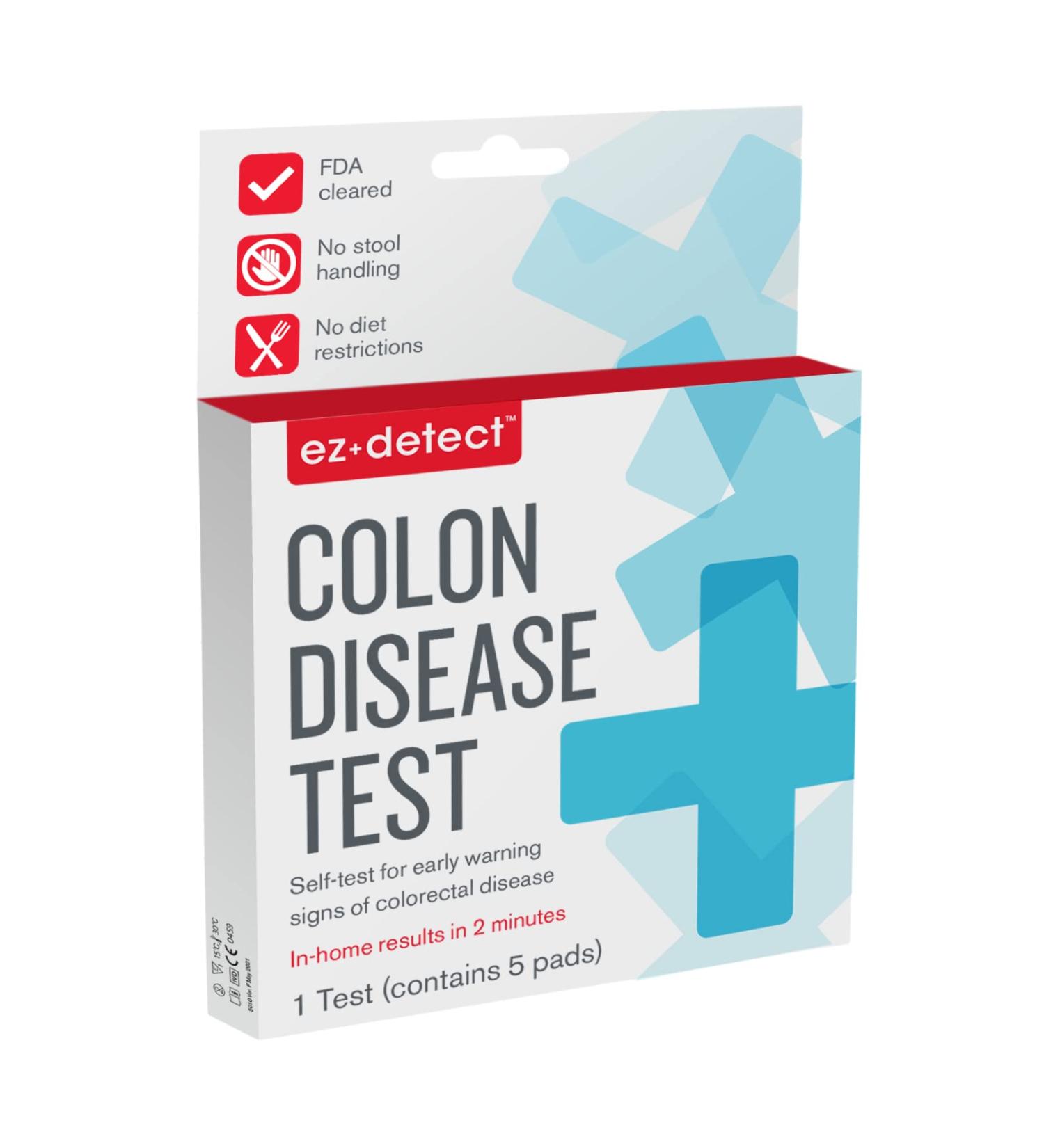 EZ Detect Colon Disease Test - Reliable Home Screening Kit - Buy Online on GoSupps.com