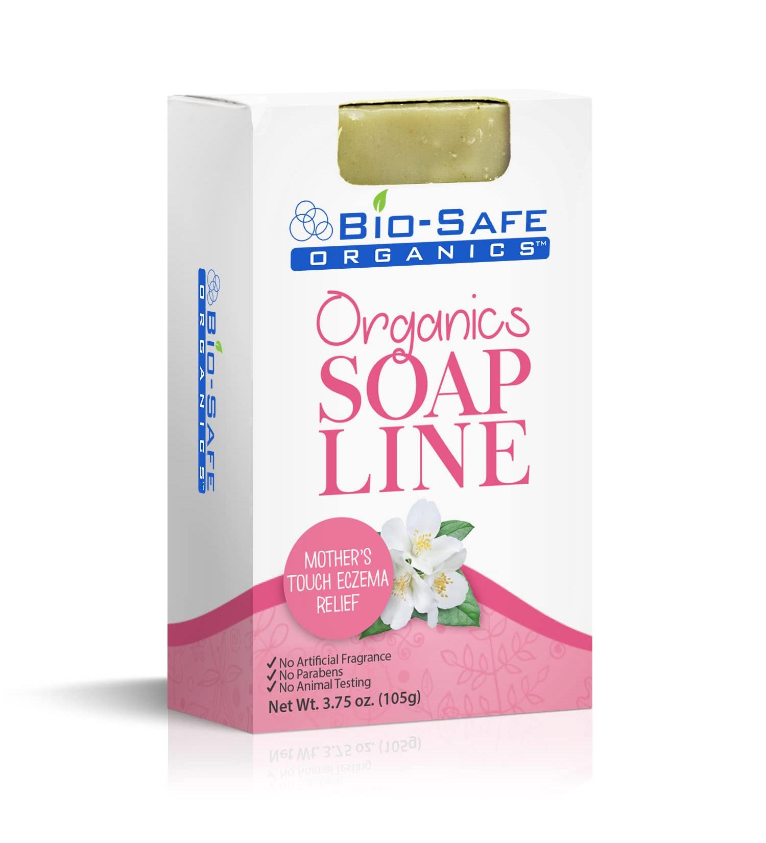 Mother's Touch Eczema Relief Soap - Organic Handmade Luxurious Exfoliating Bath for Healthy Skin - All-Natural Fragrance & Deep Moisturization | 3.75 oz - Buy Online on GoSupps.com