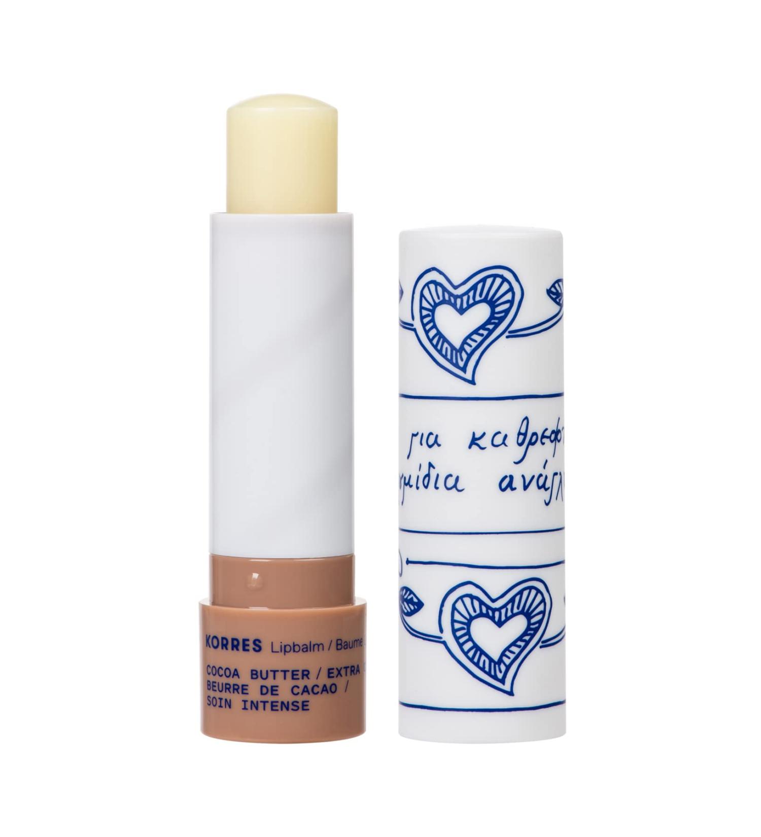 Correx Nourishing Lip Balm with Cocoa Butter - Vegan Colorless Shea Butter for Dry Lips - 4.5g Care & Hydration - Buy Online on GoSupps.com