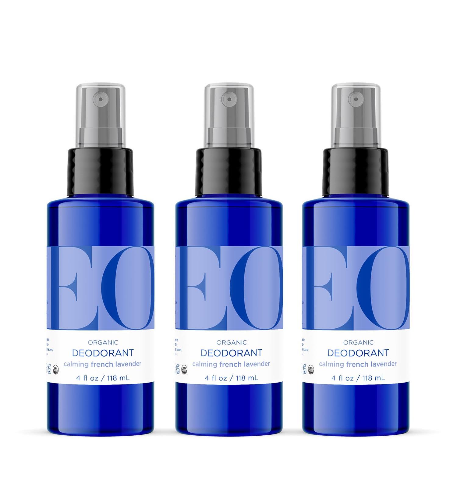 EO Organic Deodorant Spray 4 Ounce (Pack of 3) French Lavender Organic Plant-Based Botanical Extracts French Lavender 1.33 Fl Oz (Pack of 3) - Buy Online on GoSupps.com