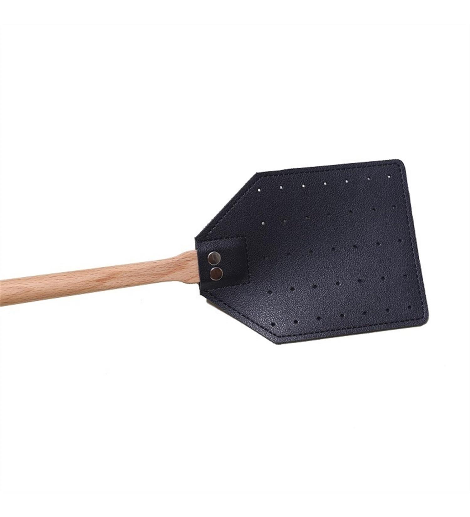 WouND Leather Fly Swatter Long-Handled Beech Hand Fly Killer Outdoor Portable Mosquito Fly swatter - Buy Online on GoSupps.com