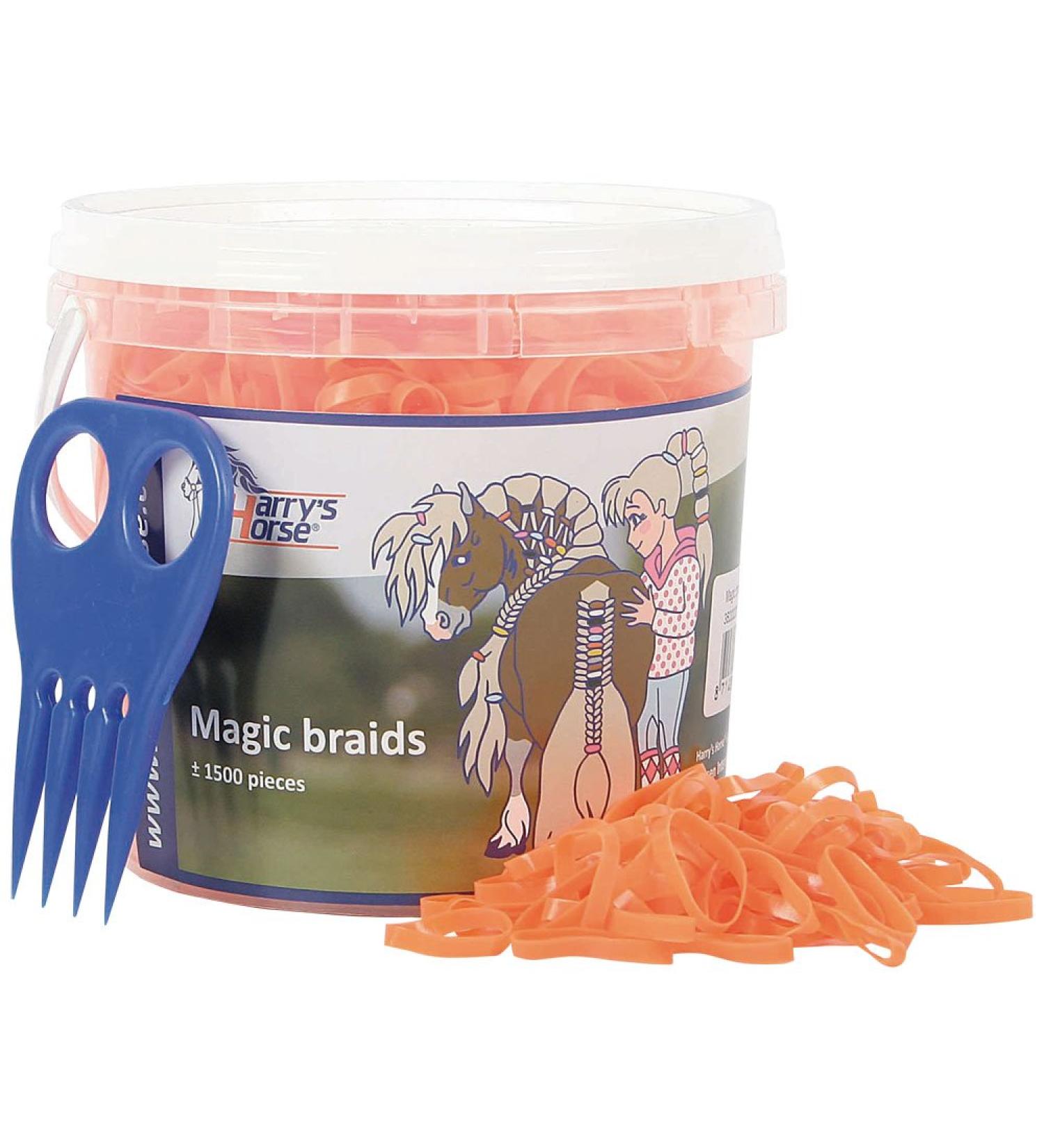 Harry's Horse Magic Braids Pot Color: orange
