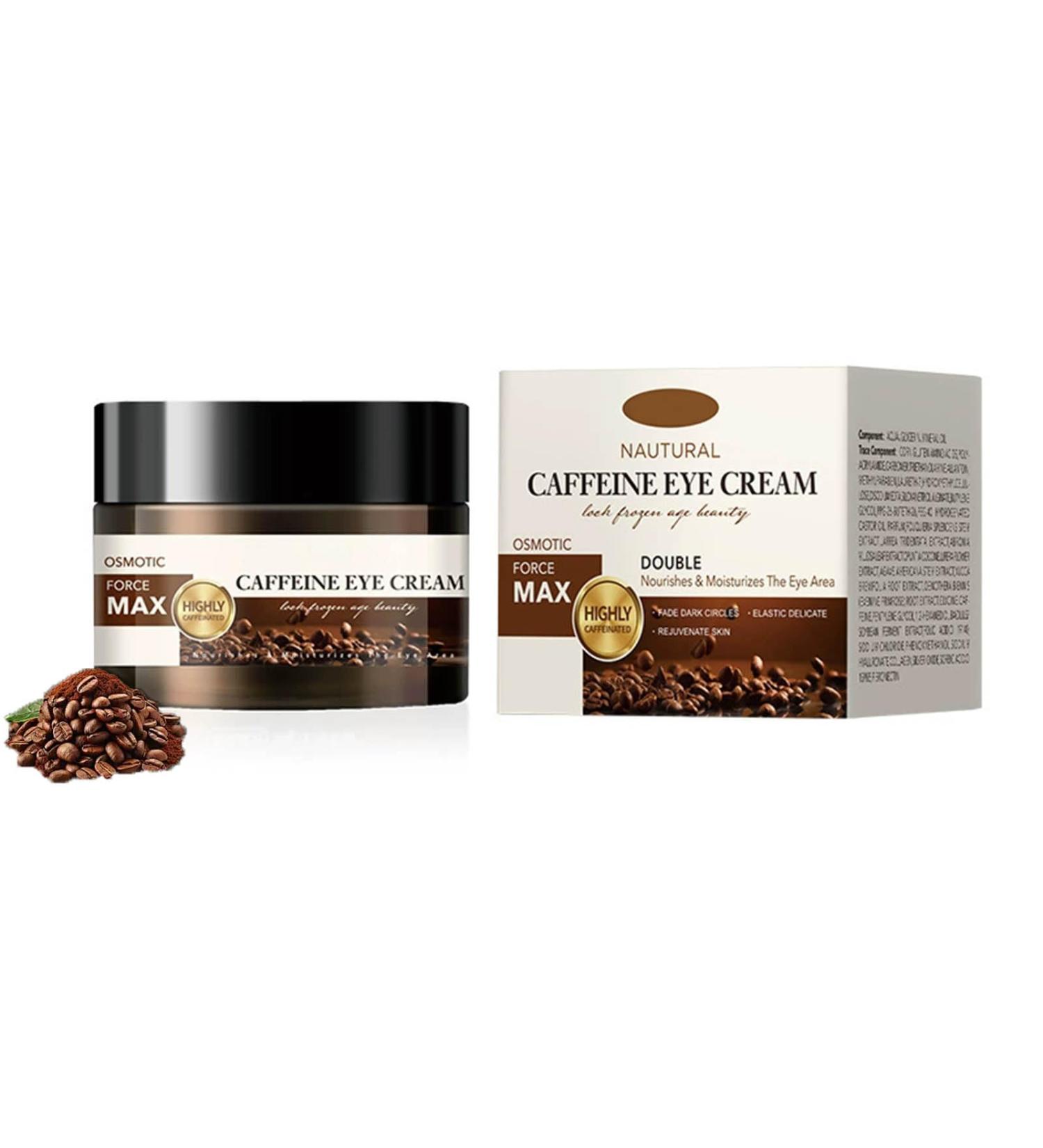 TUOSHITONG Eye Cream - Under Caffeine Eye Cream for Hydrating Under Eyes Care Dark Circles Puffiness & Puffy Bags in Morning and Evening Routine Suitable for All Skin Types 1.76 oz - Buy Online on GoSupps.com