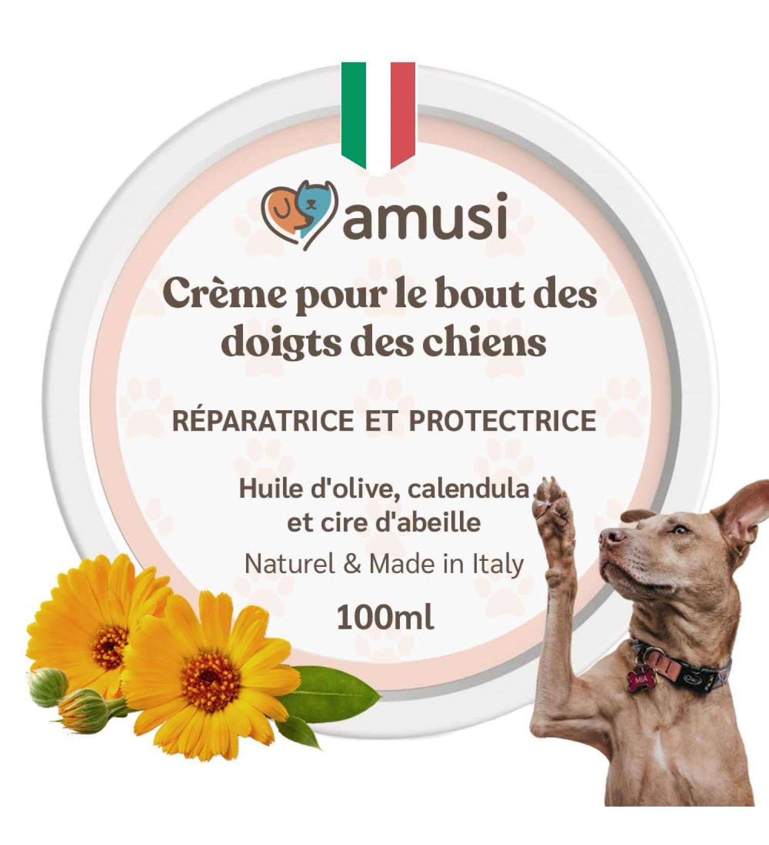 amusi Dog Pad Balm 100 ML - Dog Pad Protection with Calendula and Beeswax Healing and Repairing Function - Dog Pad Cream - Dog Truffle Balm - Buy Online on GoSupps.com