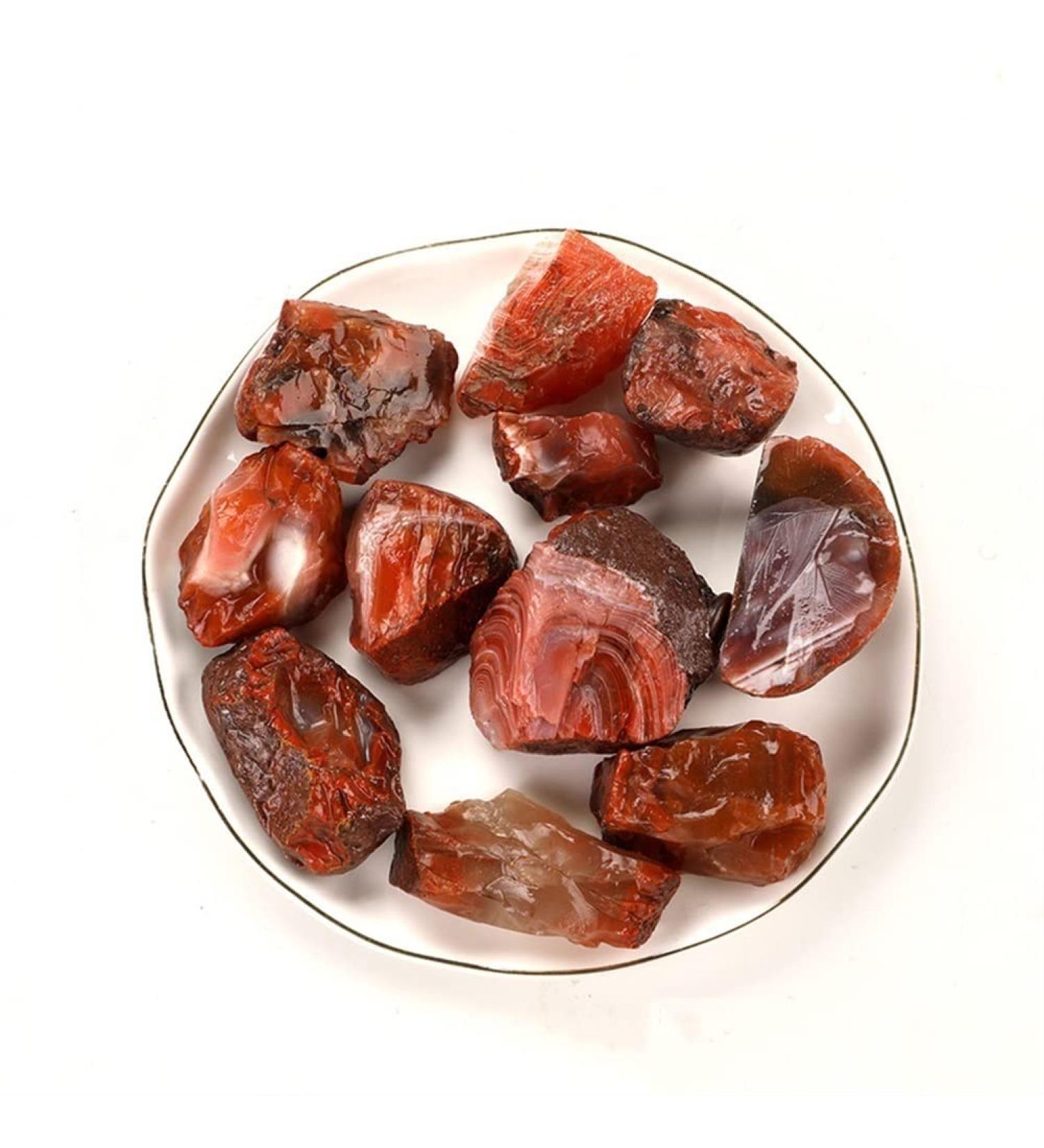 Natural Crystal Rough Raw Carnelian Mineral Irregular Crystal Stone - Buy Online on GoSupps.com