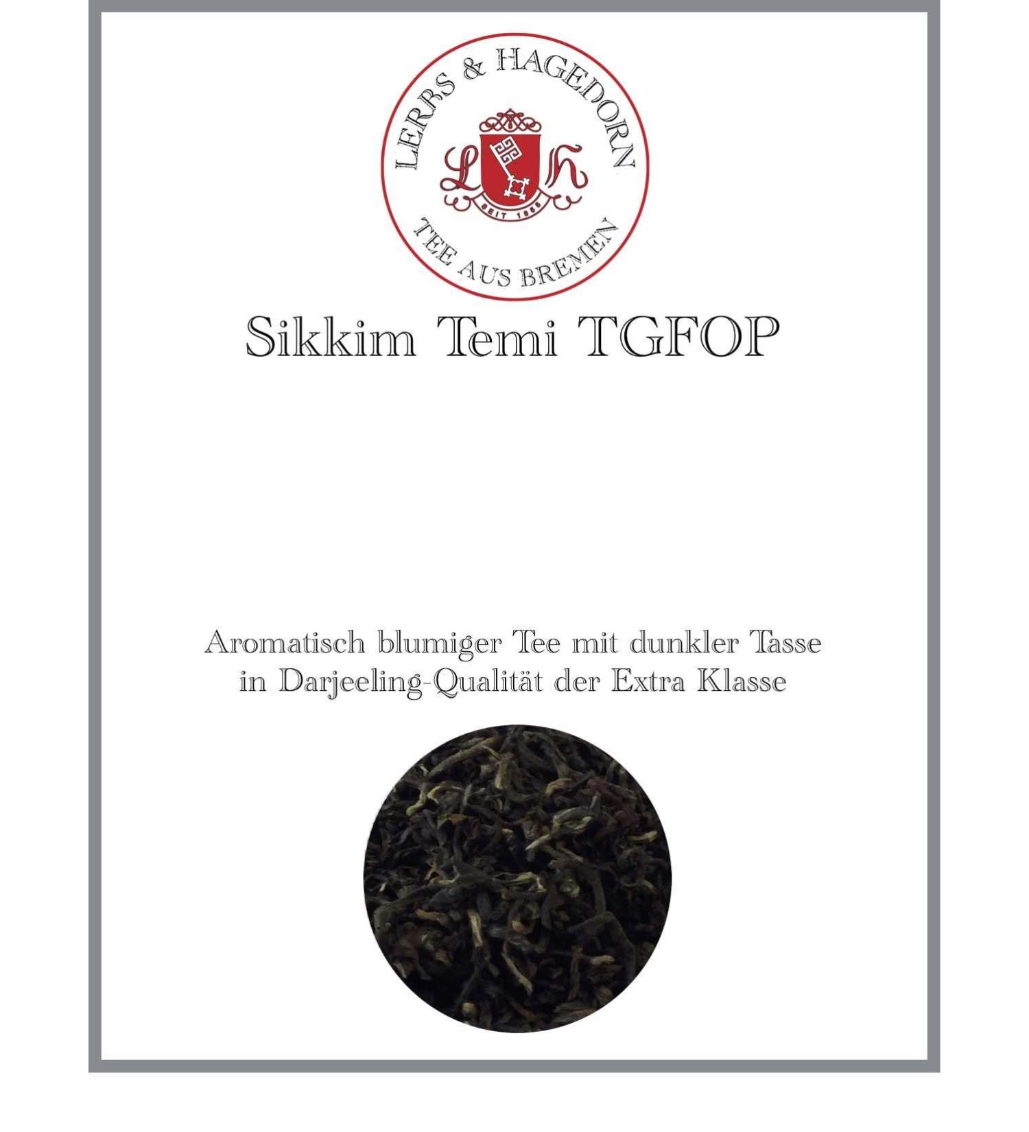 Lerbs & Hagedorn Sikkim Temi TGFOP 1.5 kg