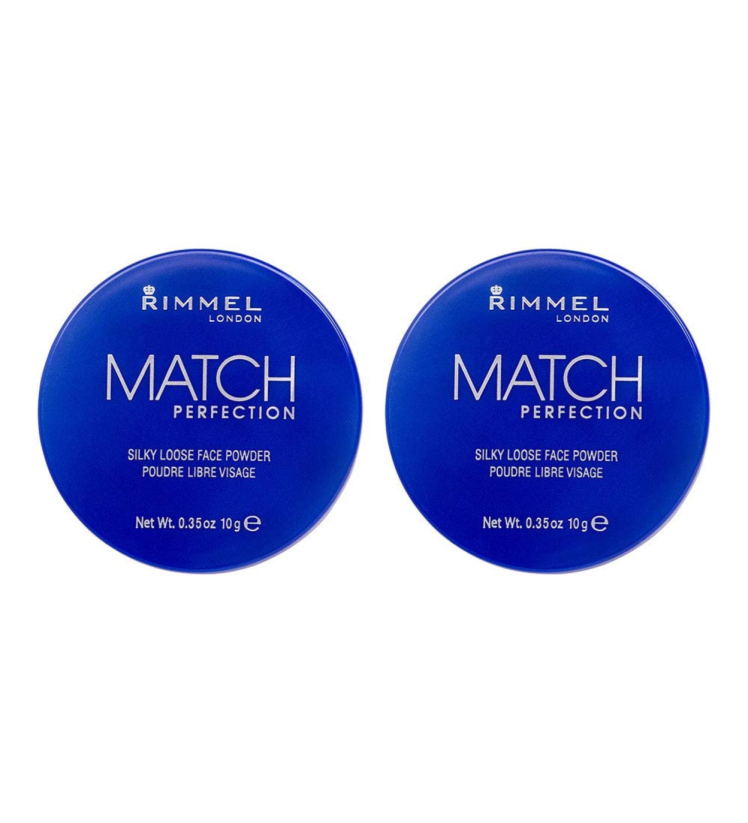 Rimmel Rimmel london match perfection loose powder transparent pack of 2 0.45 Ounce