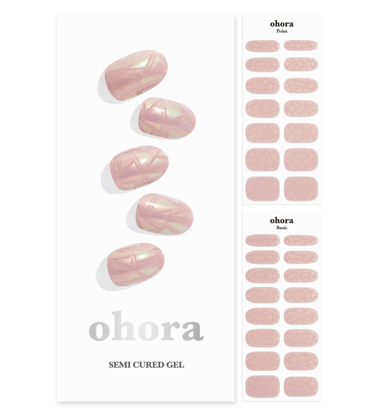 Buy O'Hora Semi Cured Gel Nail Strips - N Pink Wonderland | Easy Apply | Salon-Quality | Long Lasting | International Shipping - Buy Online on GoSupps.com