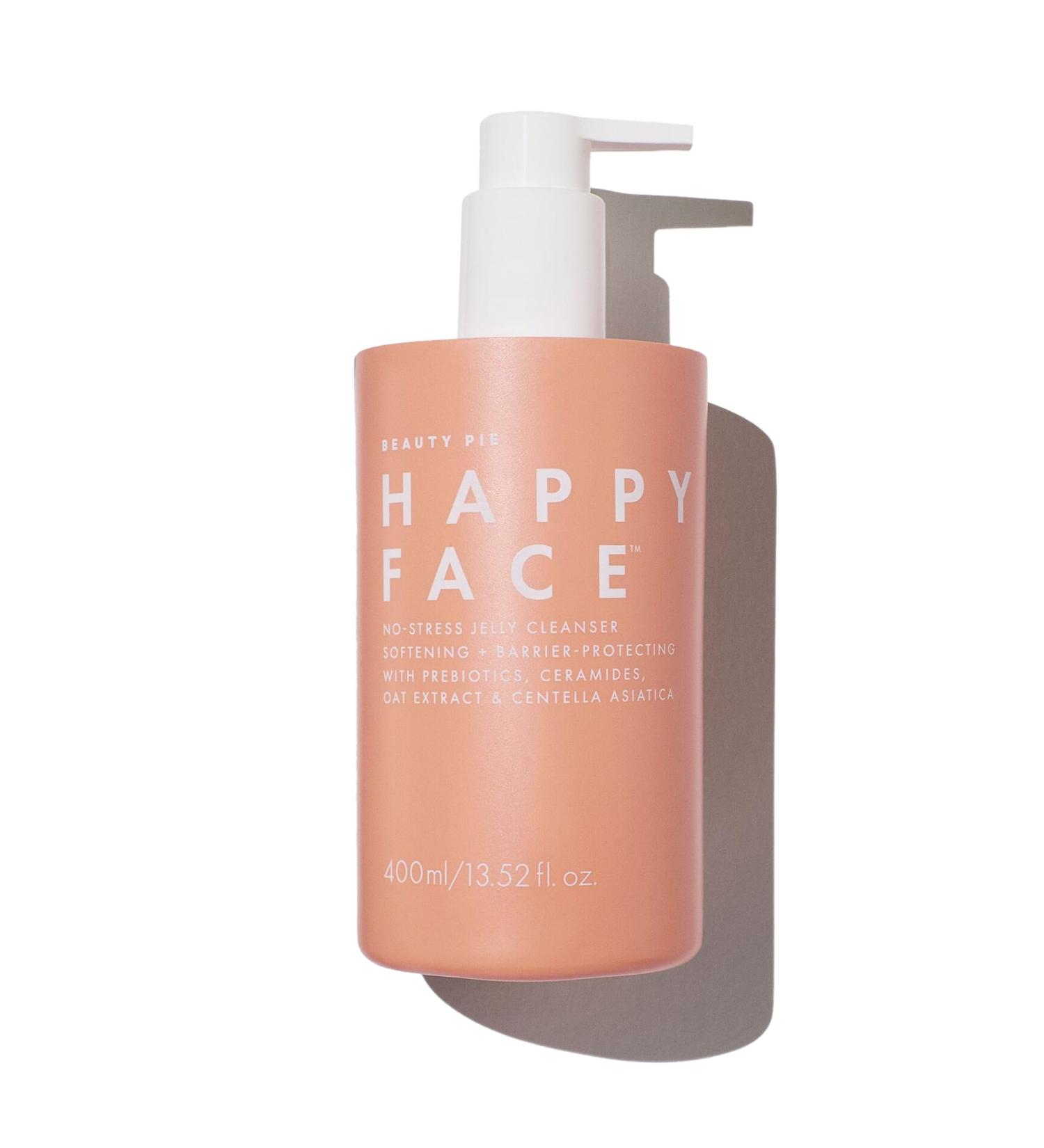 Beauty Pie Happy Face No-Stress Jelly Cleanser Soothing Aloe Oat & Rose Gel-Cream for Hydrated Calm Skin - Buy Online on GoSupps.com