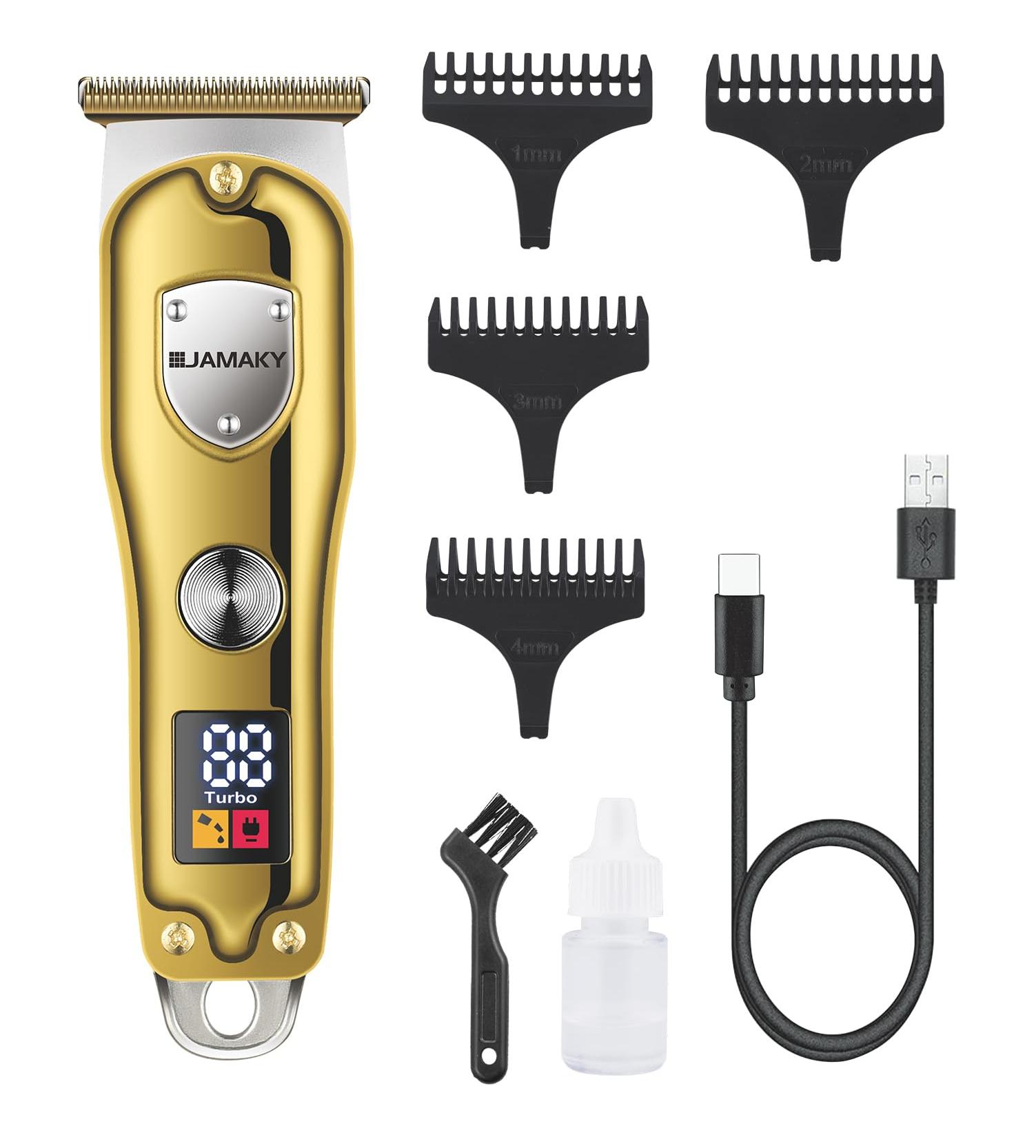 High Performance Beard & Mustache Trimmer for Men - Cordless Stainless Steel Blades 100 Min Runtime Ideal for Barbers & Travel - Buy Online on GoSupps.com