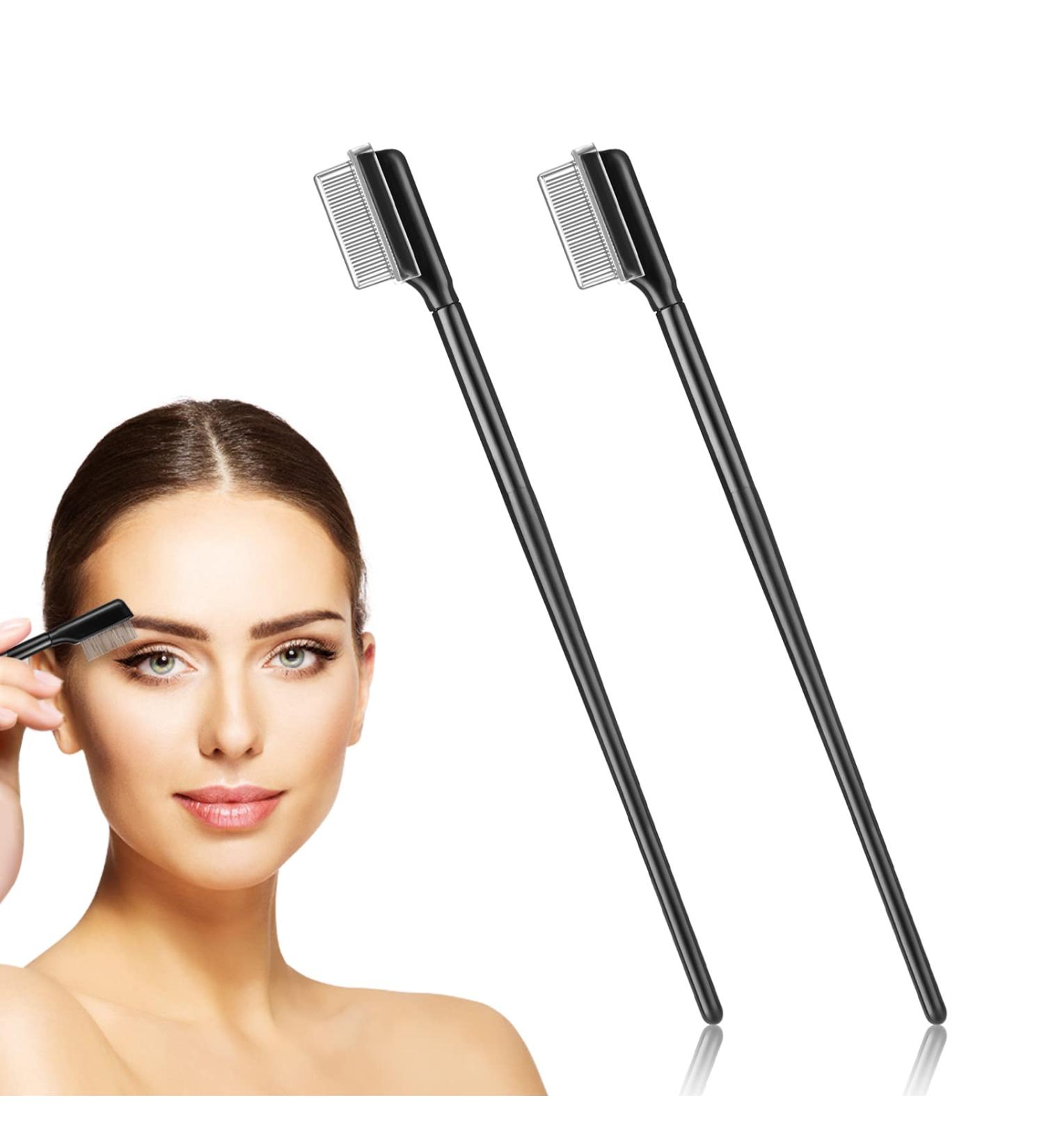 Sibba Metal Teeth Eyelash Comb Set - Acrylic Lash Separator Tool for Women & Girls Makeup - Buy Online on GoSupps.com