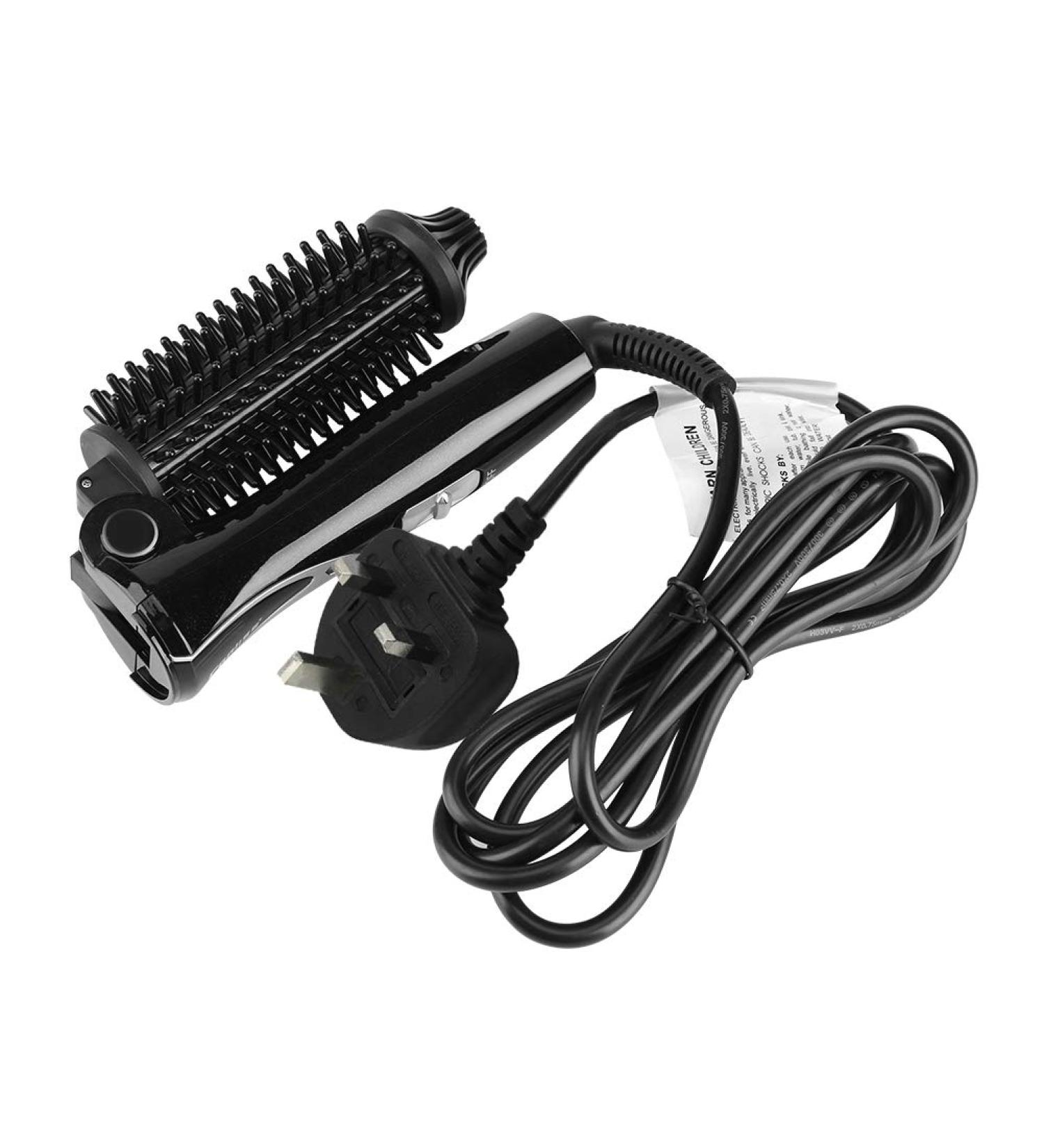 Folding Curly Hair Stick: Ceramic Tourmaline Hair Curler & Anion Hairbrush - UK Plug (110 240V) for Easy Styling - Buy Online on GoSupps.com