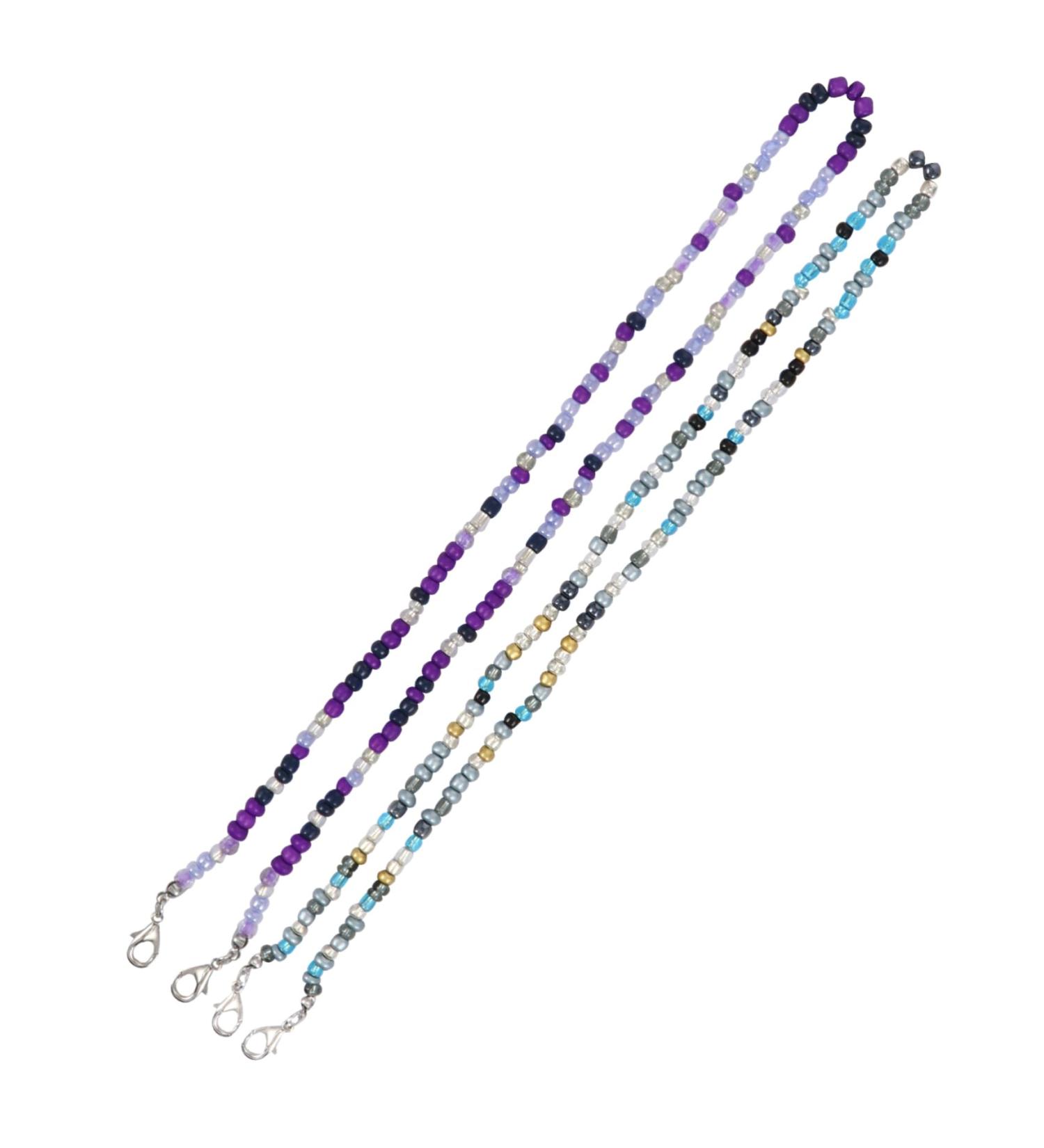 Tovinanna Anti-Loss Mask Lanyard & Glasses Strap - 2 Pieces Slipproof Mask Tapes Practical Glasses Hanging Accessories 50x0.3cm - Buy Online on GoSupps.com