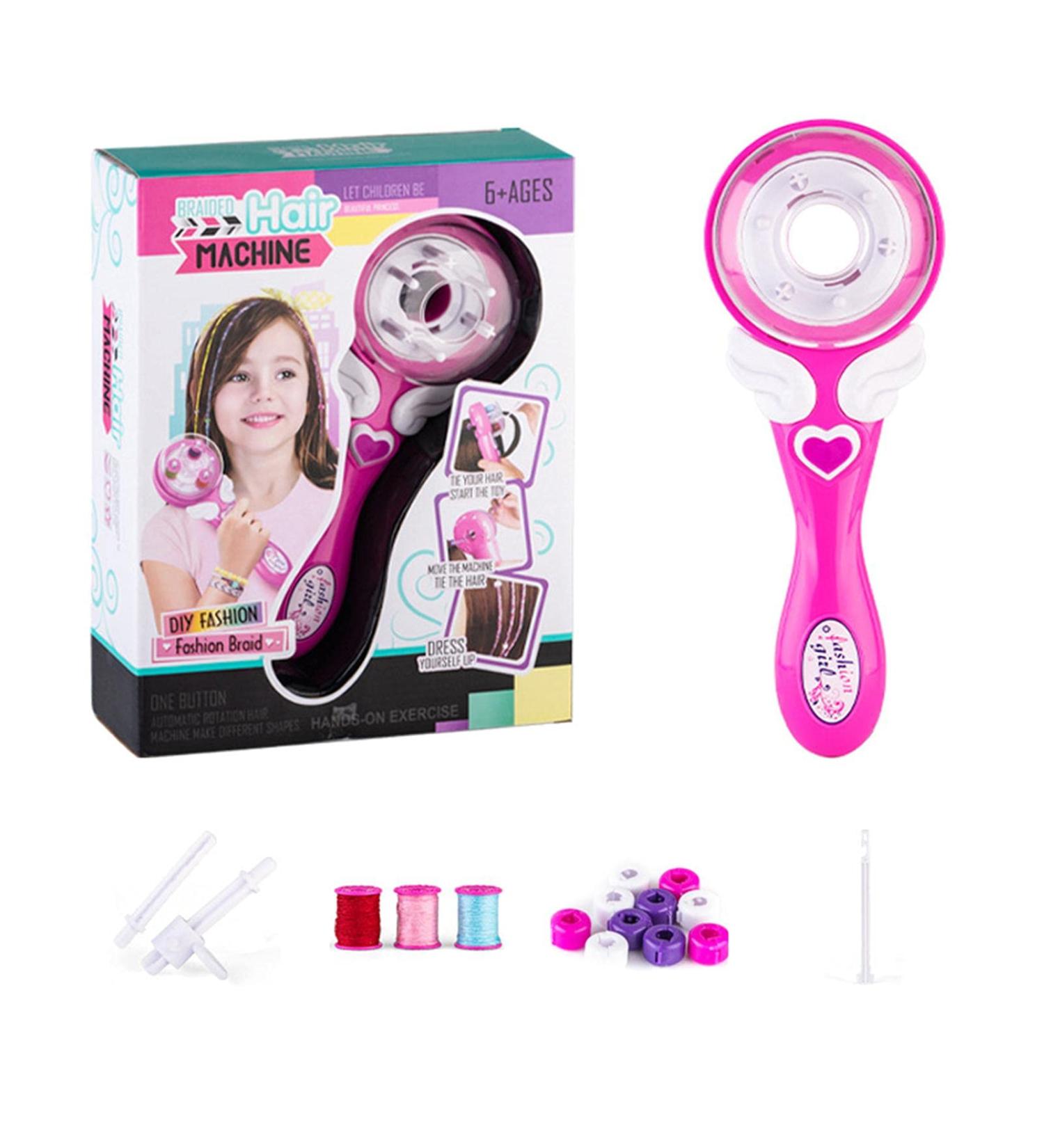 Electric Braider DIY Braiding Hair Style Tool for Girls Electric Braid Portable Electric Hair Curler Tool - Buy Online on GoSupps.com