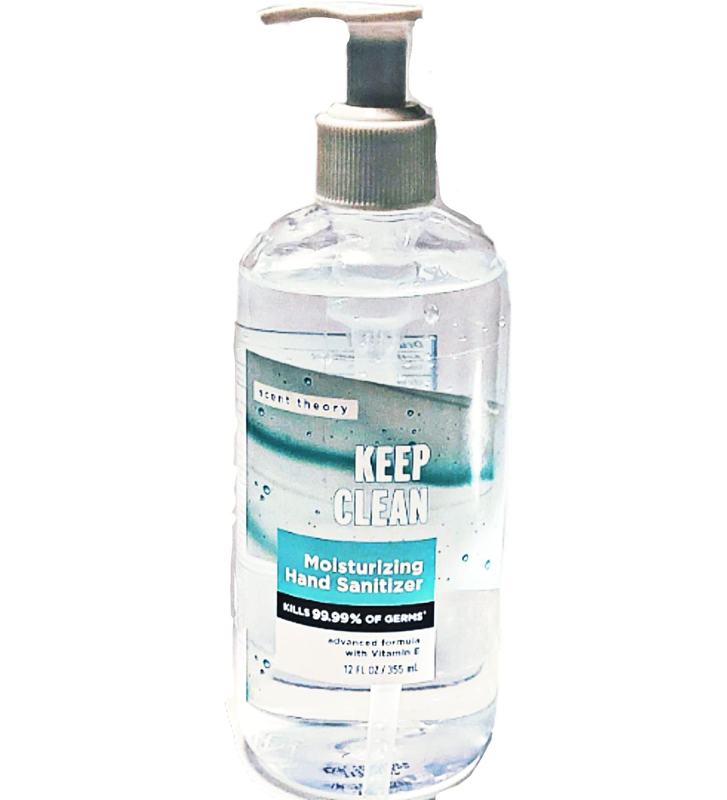 Scent Theory Moisturizing Hand Sanitizer with Vitamin E - 12 oz Pump Bottle - Buy Online on GoSupps.com