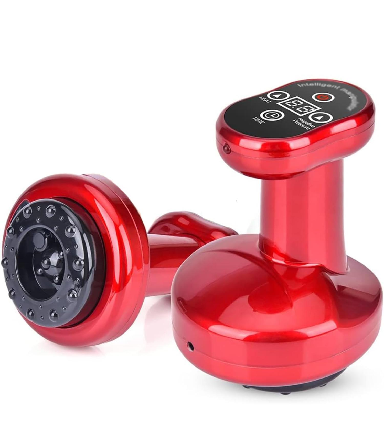 Electrical Cupping Set - 3 Massage Heads Adjustable Suction & 9-Stage Temperature Control for Full-Body Relaxation & Muscle-Skin Lift - International Shipping Available - Buy Online on GoSupps.com