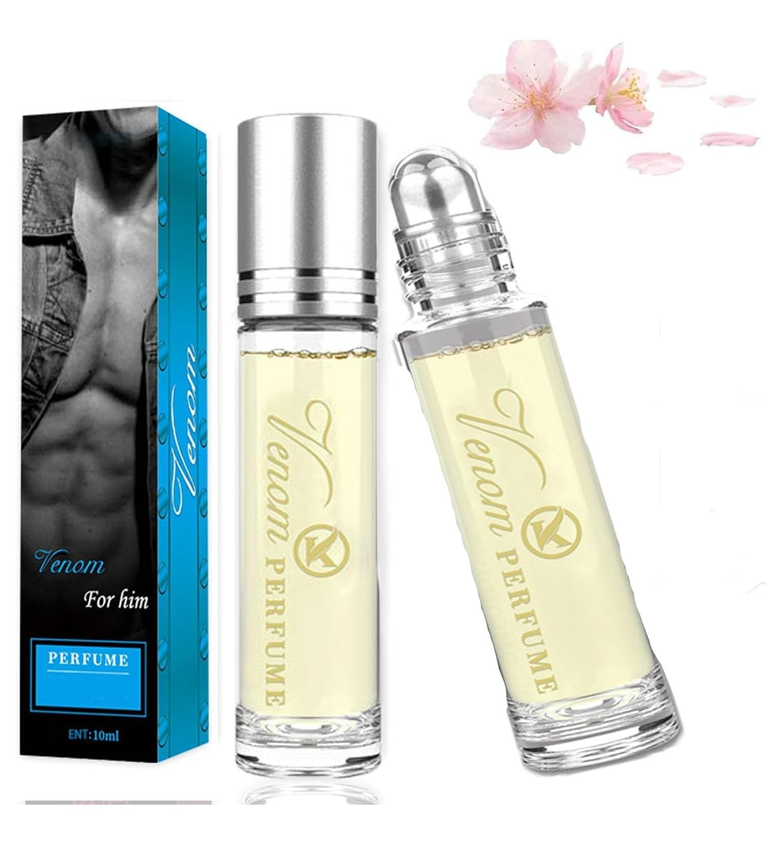 Perfume for Men Valentine's Day Sale Rose Perfume Oil Pheromone Perfume for Men Roll on Perfume Oil Portable Perfume for Male (2 Pcs-A) - Buy Online on GoSupps.com