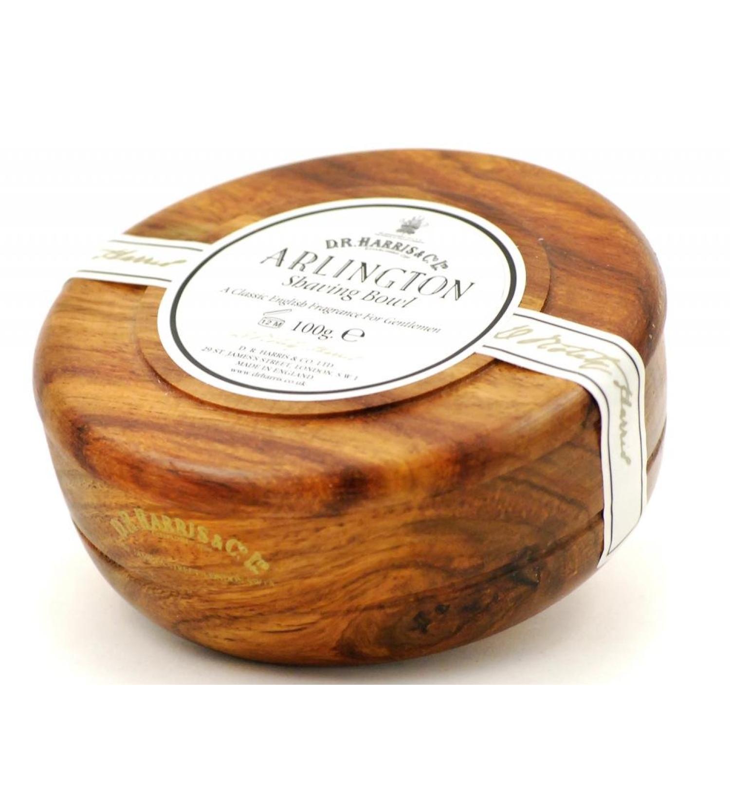 D.R.Harris & Co Arlington Mahogany Shaving Bowl & Shaving Soap 100g