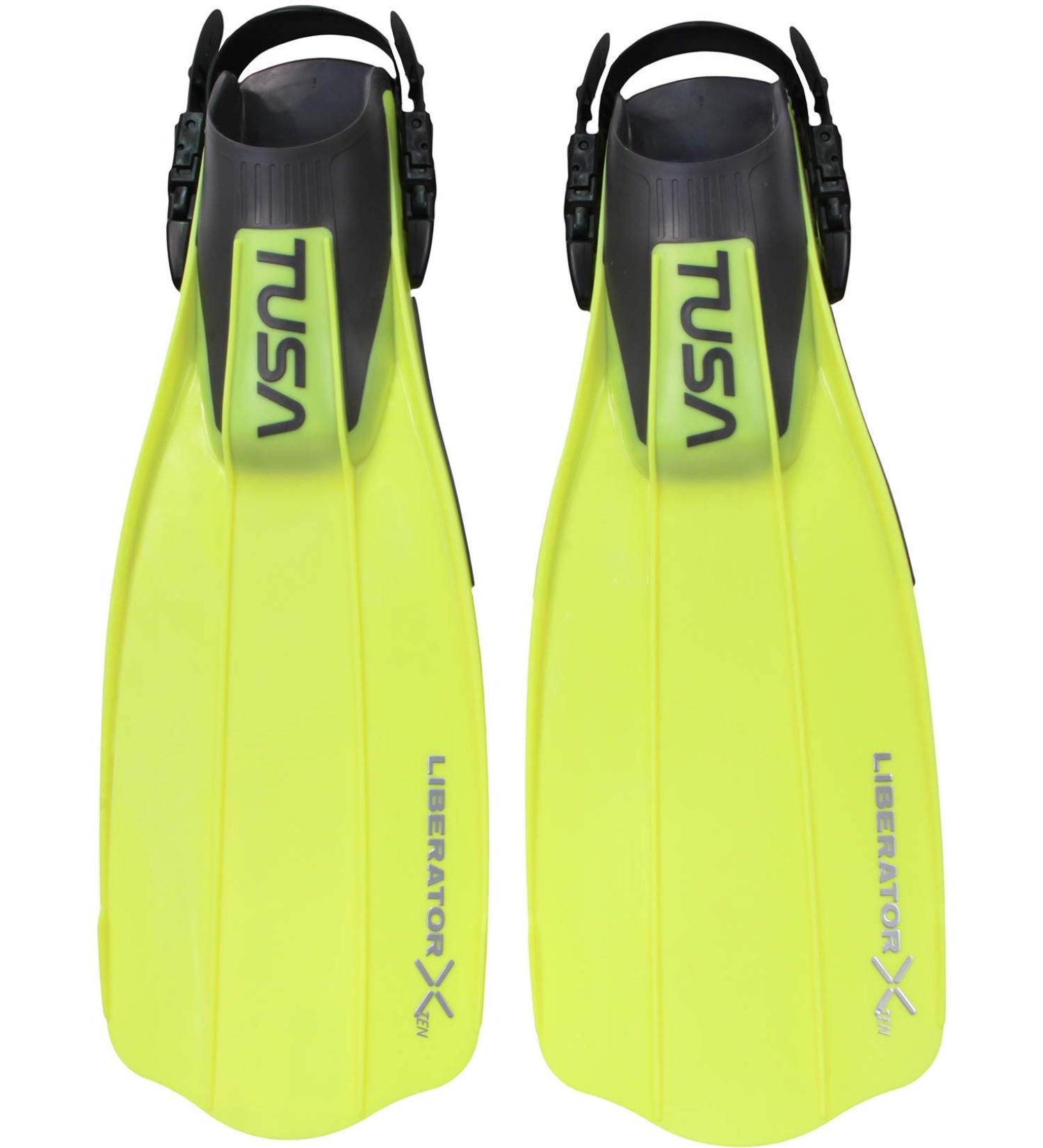 TUSA Liberator X-Ten Scuba Diving Fins - Flash Yellow Regular - Buy Online on GoSupps.com