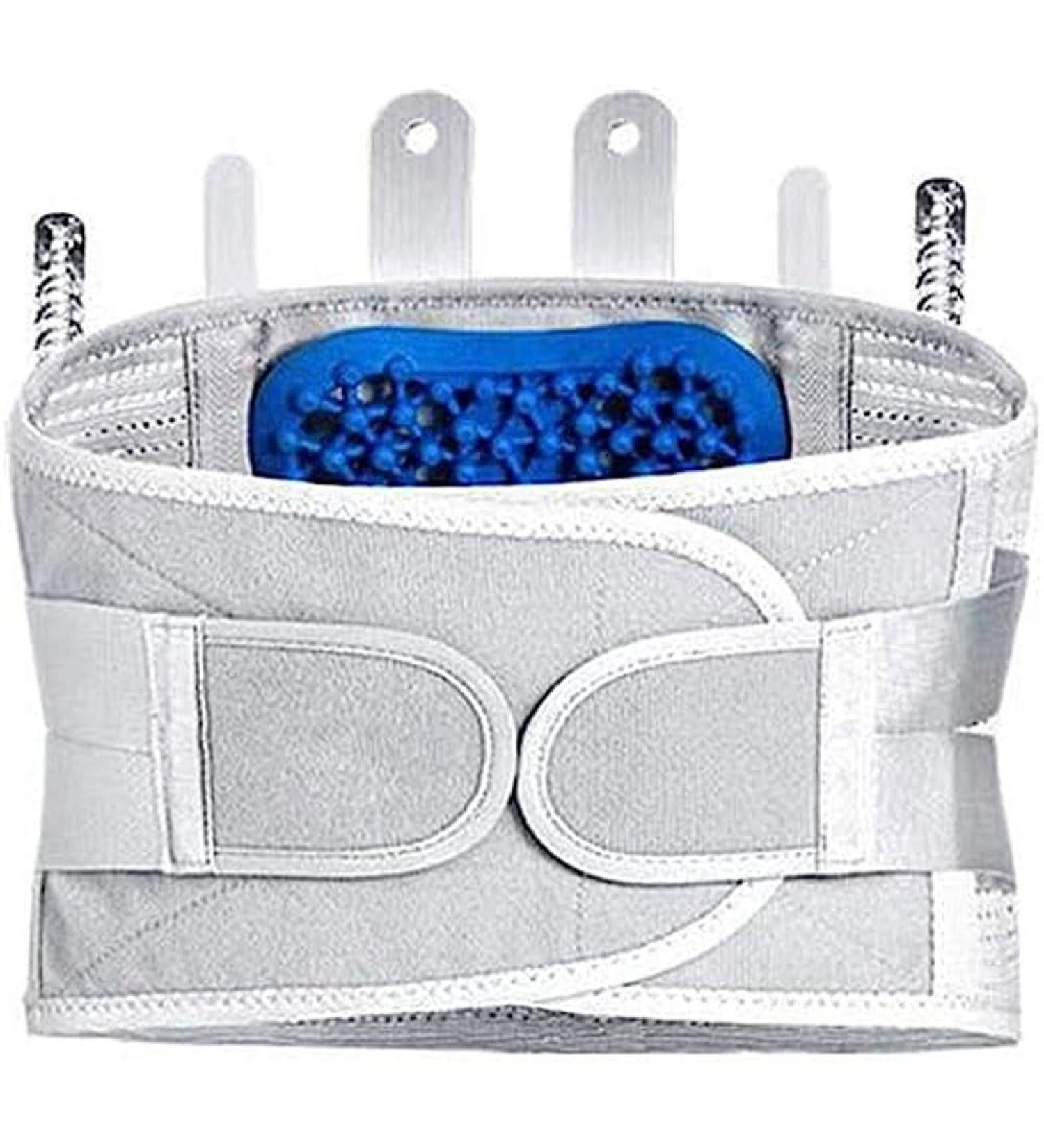 Tylxayoxa Universal Lumbar Belt for Men & Women | Adjustable Sacro-Lumbar Support | Removable Rails | Gray Size L - Buy Online on GoSupps.com