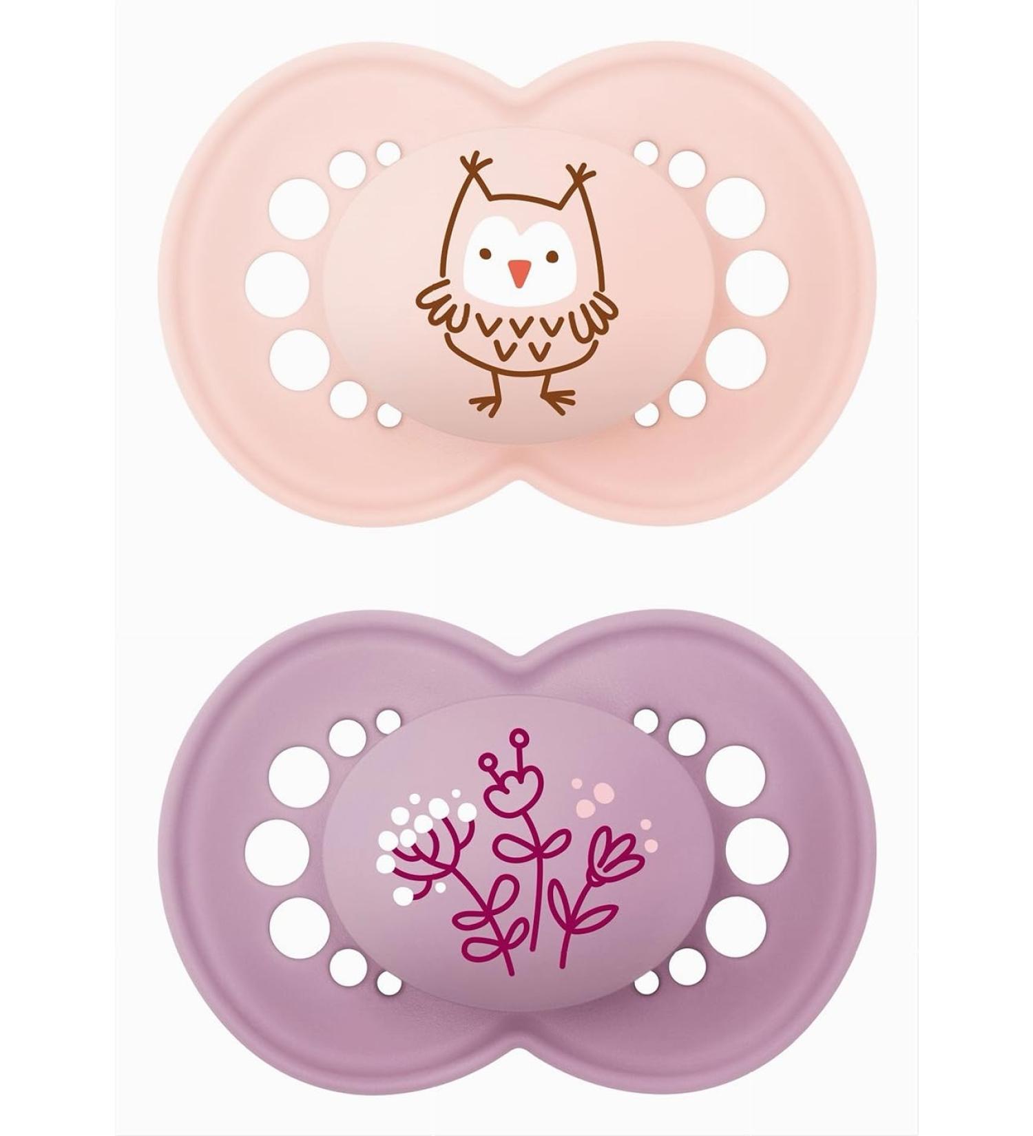 MAM Original S269 Pacifier - Skinsoft Silicone 6+ Months Pink | Self-Sterilising Box 2 Pack - International Shipping Available - Buy Online on GoSupps.com