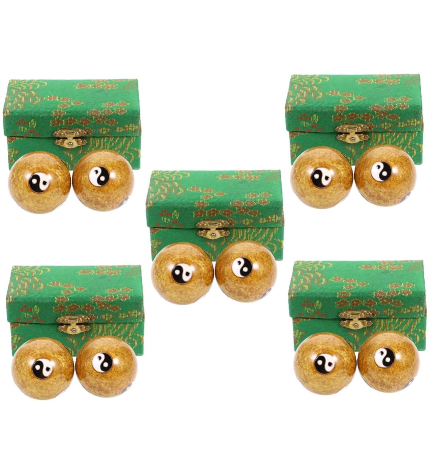 JECOMPRIS 10-Piece Massage Tool Set - Premium Metal Stress Relief Balls for Hand and Fitness Therapy - Buy Online on GoSupps.com