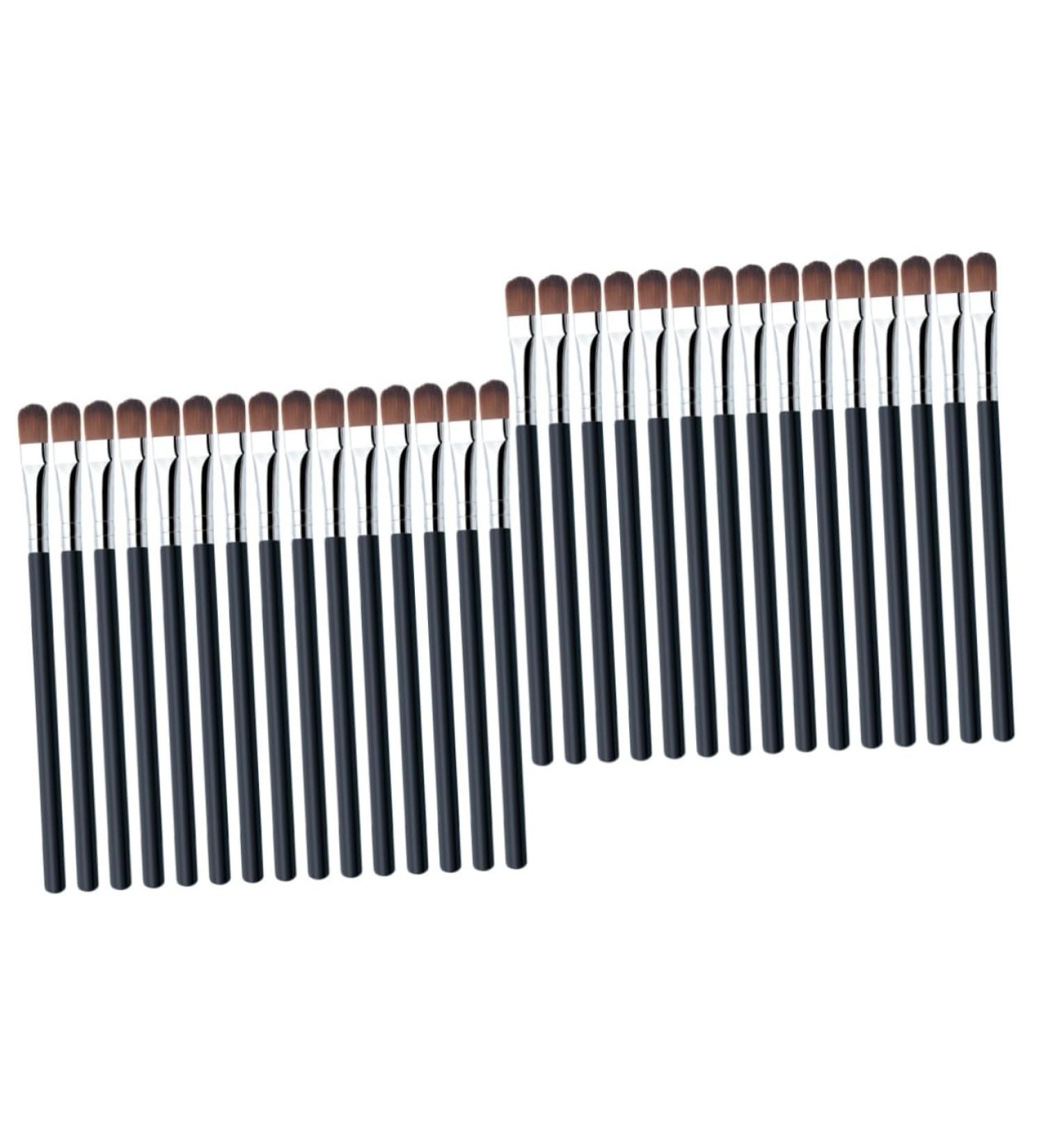 Healeved 50 Pcs Eye Shadow Brush Eye Brush Angled Makeup Brush Flat Makeup Brush Diffuser Eyeshadow Plastic - Buy Online on GoSupps.com