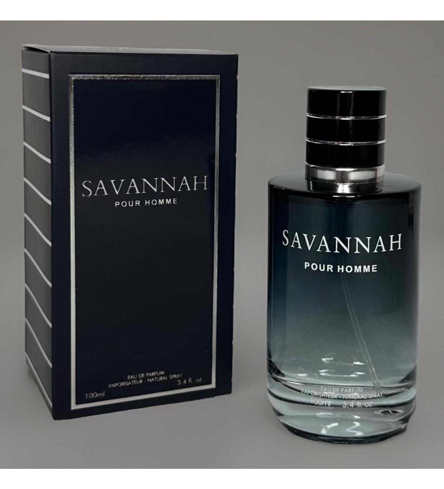 Savannah Pour Homme Eau de Parfum Spray for Men 3.4 fl oz
