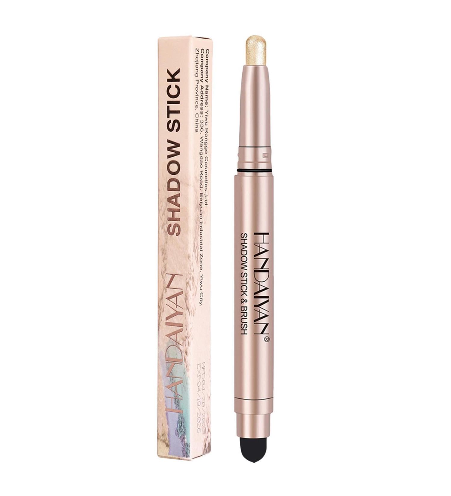 Eyeshadow Stick Pencil Waterproof Glitter Eyeshadow Pencil Highlighter Stick for Women Eye Brightener Highlighter Eyeliner Crayon Make up for Vacation Dating Shopping 02 - Buy Online on GoSupps.com