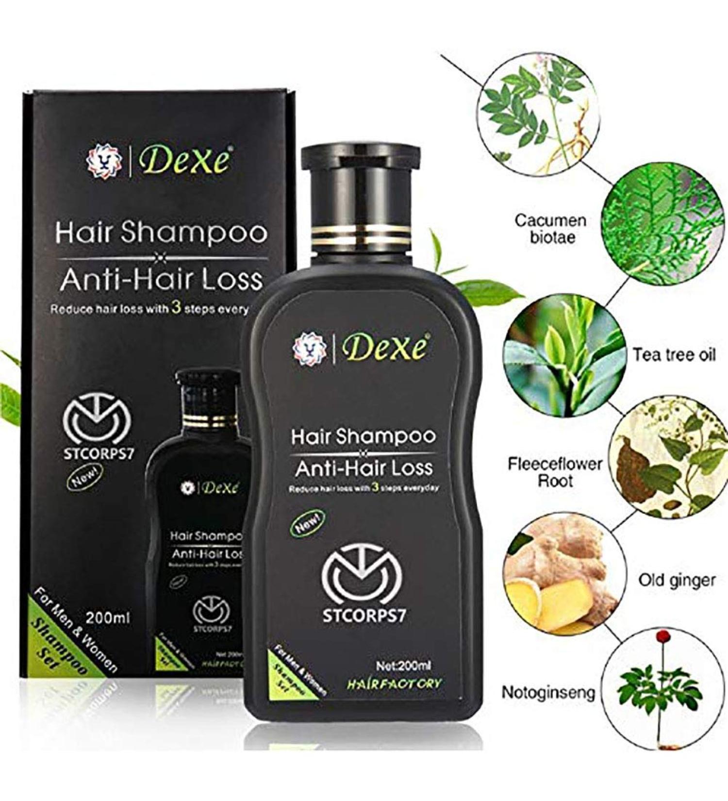 Lucoss Anti-Hair Loss Shampoo Improve Hair Quality Natural Herbal Extract Shampoo Best Hair Growth Shampoo Stimulates Hair Growth Helps Stop Hair Loss Grow Hair Fast Hair Loss Treatment. - Buy Online on GoSupps.com