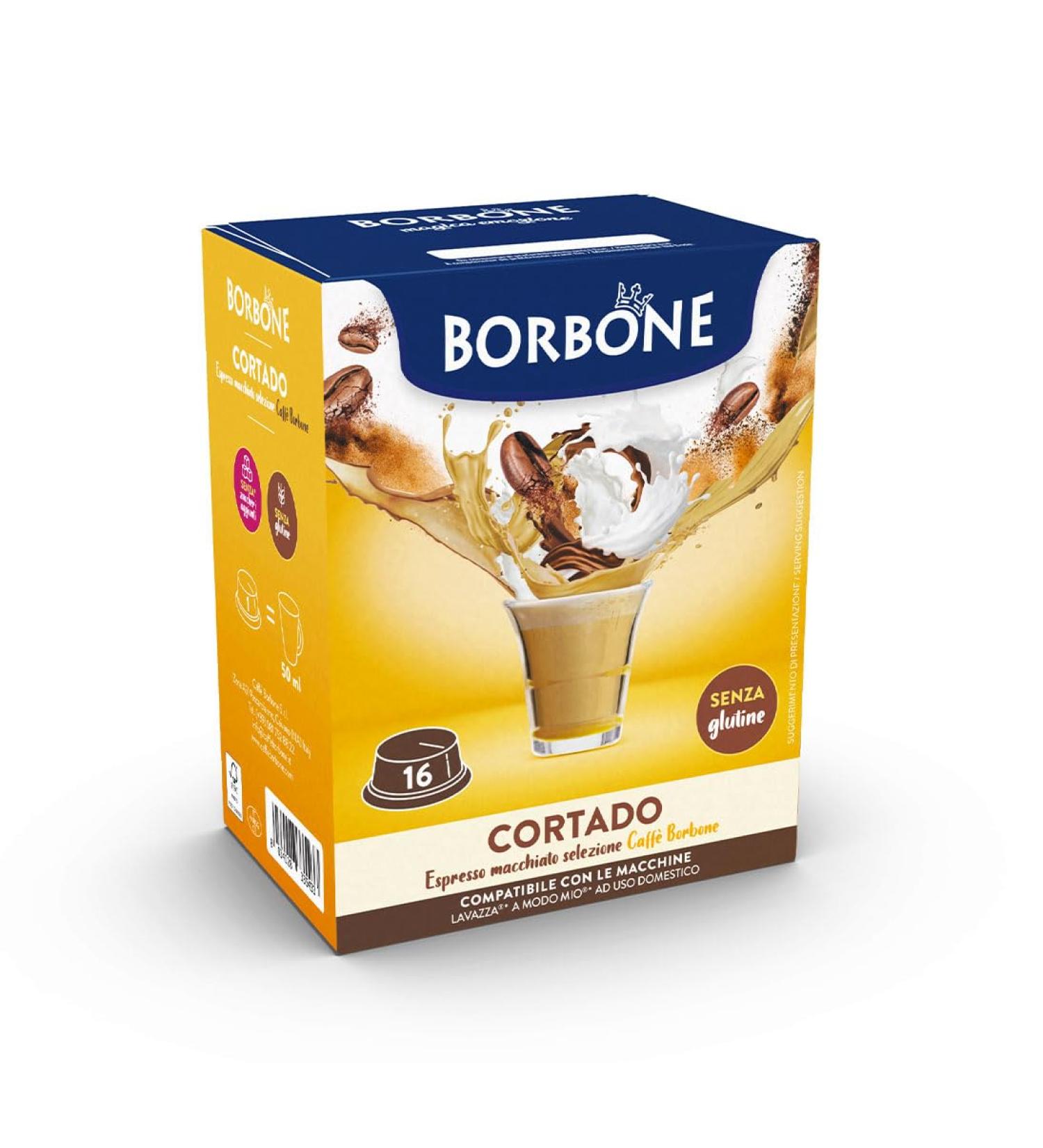 Bourbon Coffee 96 Caffe Borbone Capsules Compatible with Lavazza a Modo Mio Cortado Espresso Macchiato L Emporio del Caff  - Buy Online on GoSupps.com