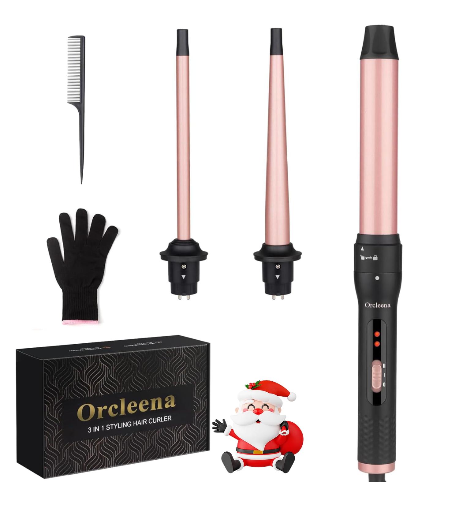 Thick to thin curling wand outlet