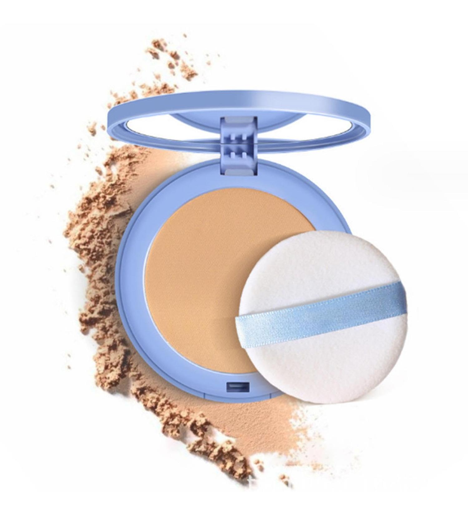  Generisch Wet and dry matte powder compact face powder anti-oil waterproof long lasting finish perfect concealer for makeup and silky soft texture - Buy Online on GoSupps.com