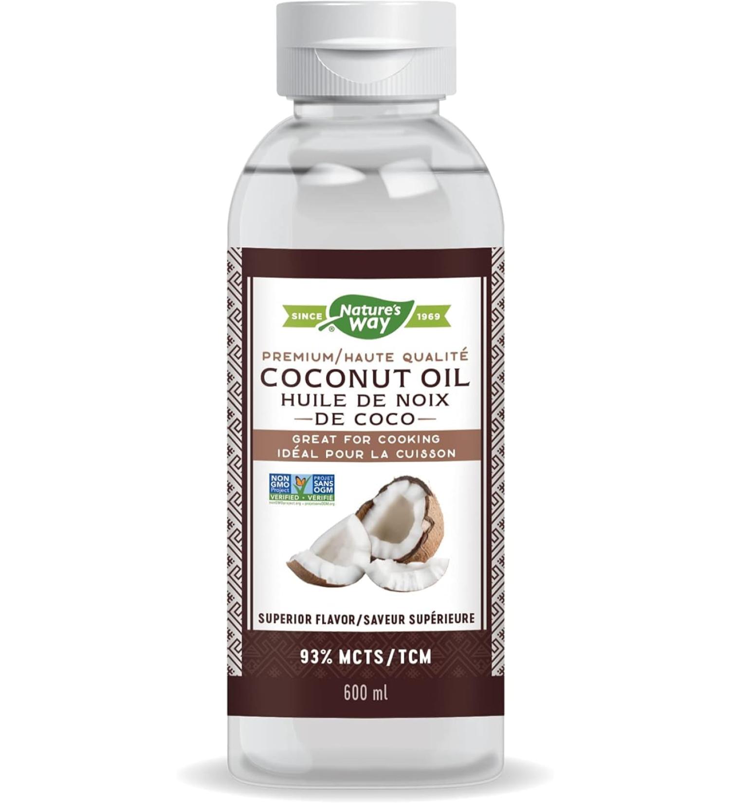 Nature's Way Liquid Coconut Oil / 600 ml 600 ml (Pack of 1) - Buy Online on GoSupps.com