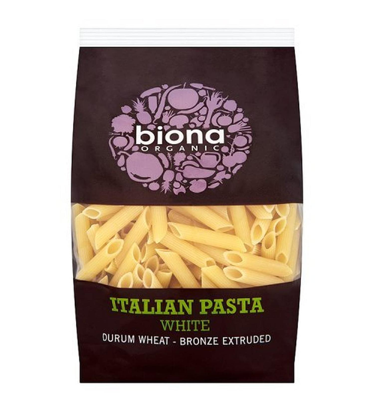 Biona Organic White Penne 500g - Buy Online on GoSupps.com