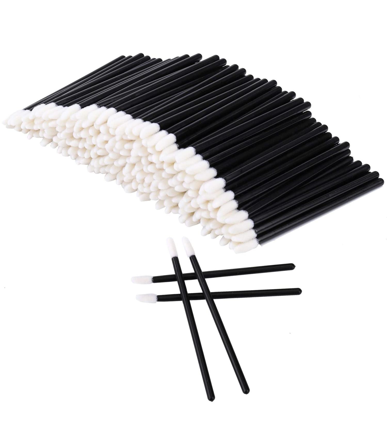 200Pcs Black Disposable Lip Brushes- Professional Makeup Tool Kits - Buy Online on GoSupps.com