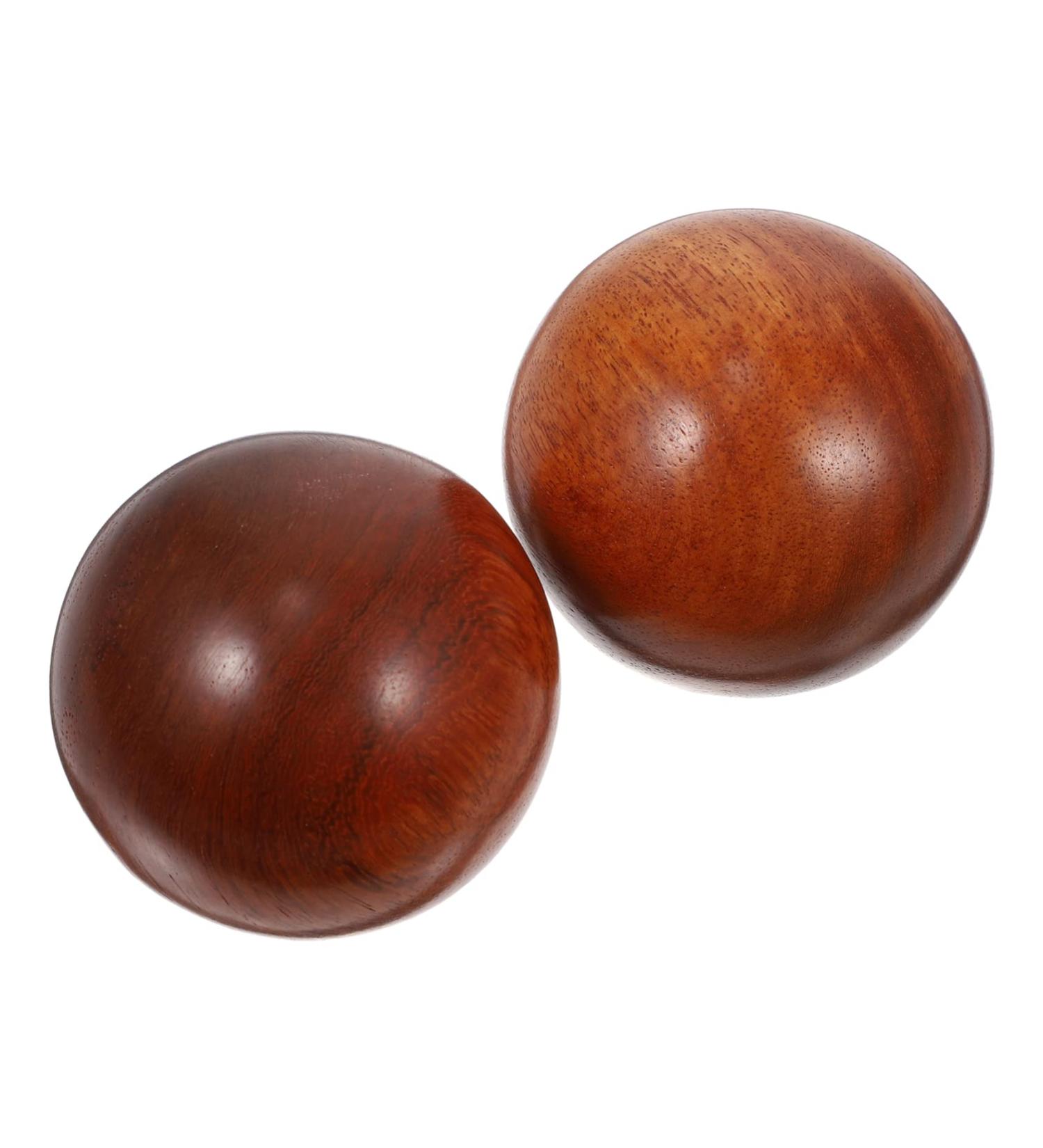 OHPHCAL 2 Health Ball Handball Stress Ball - Premium Wood Massage Balls for Adults | Ideal Gifts & Foot Muscle Relief - Buy Online on GoSupps.com