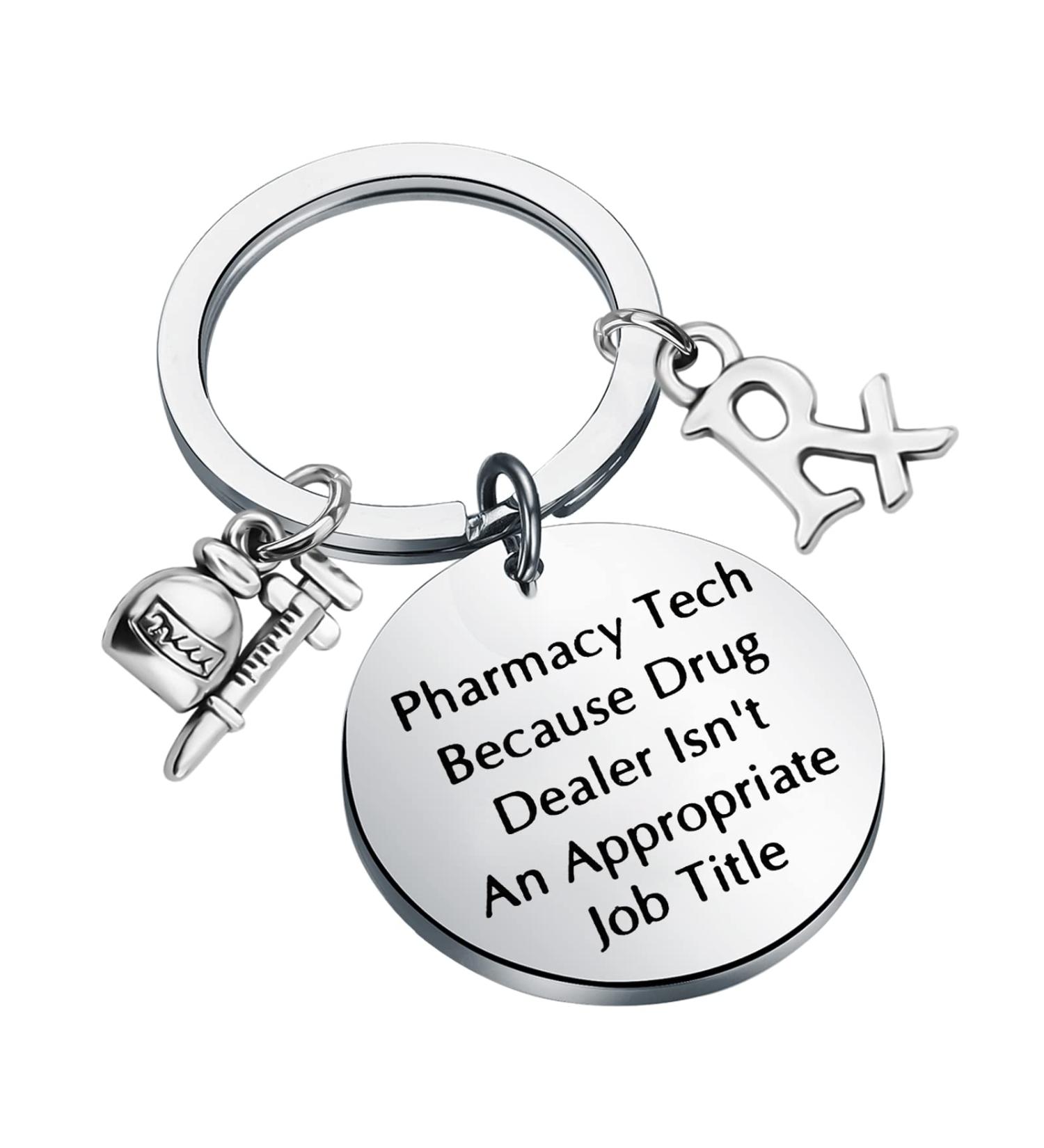 Unique Pharmacy Tech Gift | Future Pharmacist Keychain - Perfect for Laboratory Week - Buy Online on GoSupps.com
