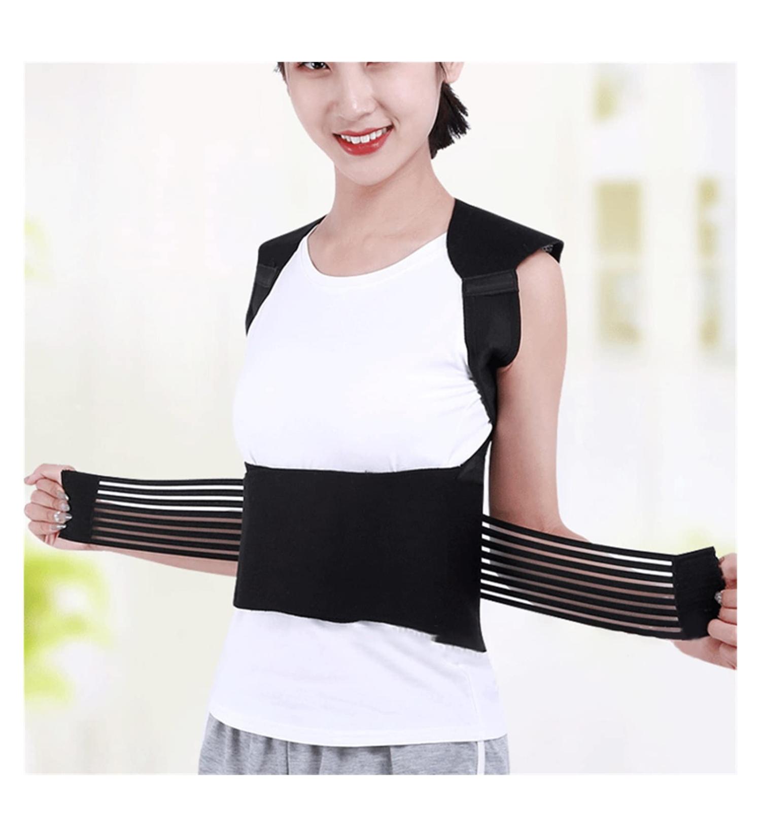 Buy Derbut Self-Warming Turmalin Magnetic Therapy Waist Back Shoulder Posture Corrector - Black XL | Lumbar Support for Spine Relief - Buy Online on GoSupps.com