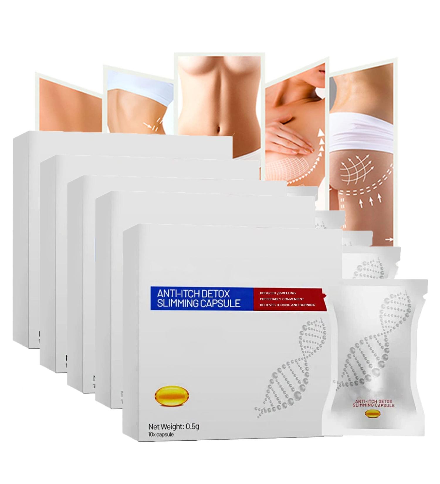 Anniecare Soothe and Slim Anti-Itch Detox Slimming Capsules & Vaginal Gel (5 boxes) - Natural Anti-Itch Detox Slimming Products - Buy Online on GoSupps.com